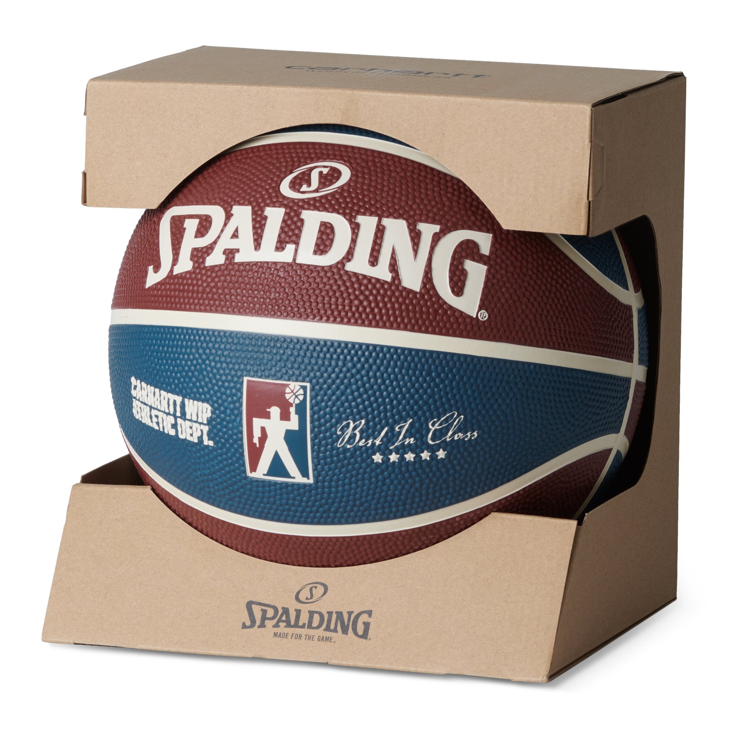 SPALDING FOR CARHARTT WIP BASKETBALL - Mulberry Dusky Blue / Naturel