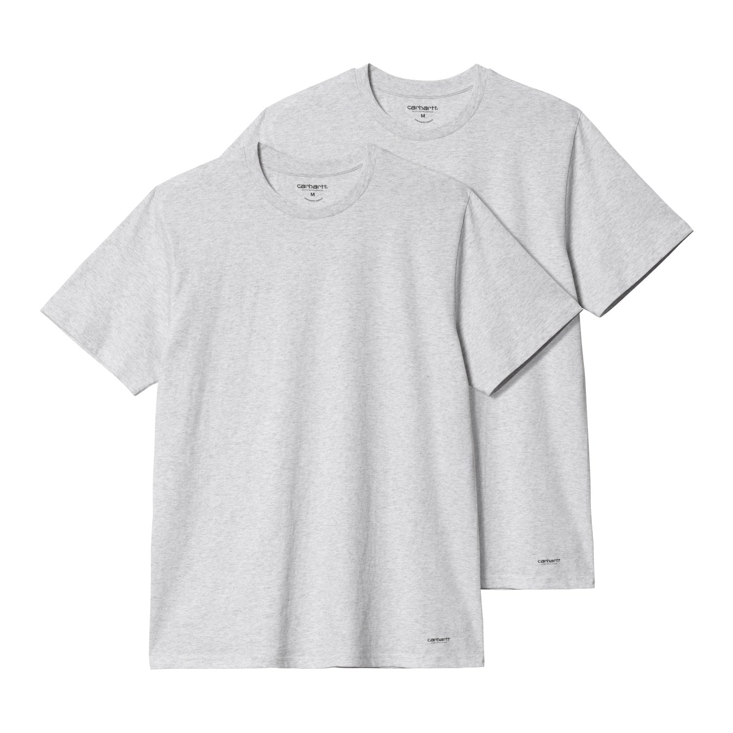 STANDARD CREW NECK T-SHIRT - Ash Heather + Ash Heather