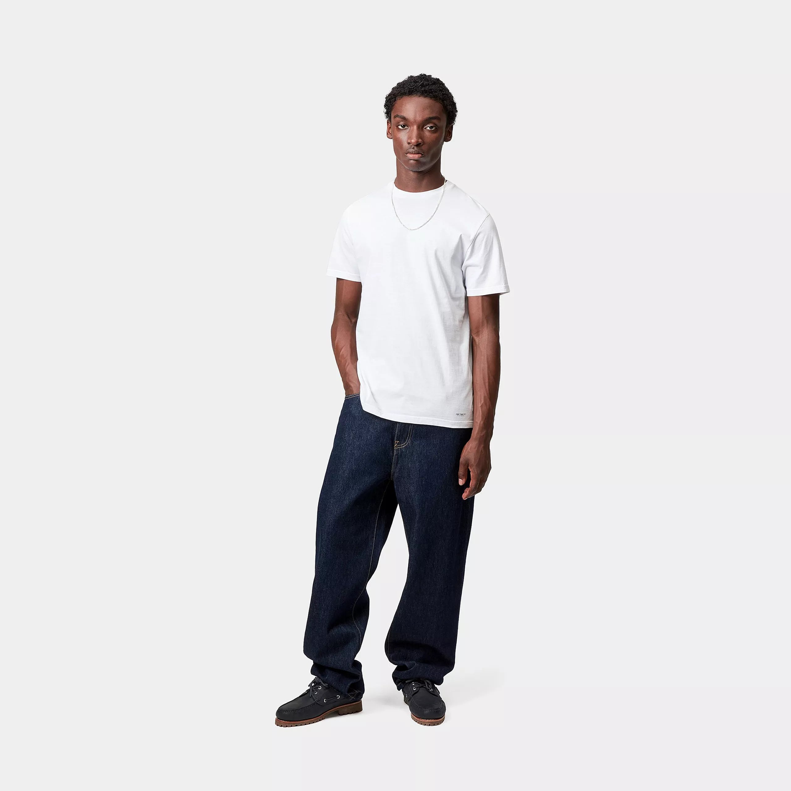 STANDARD CREW NECK T-SHIRT - White+White