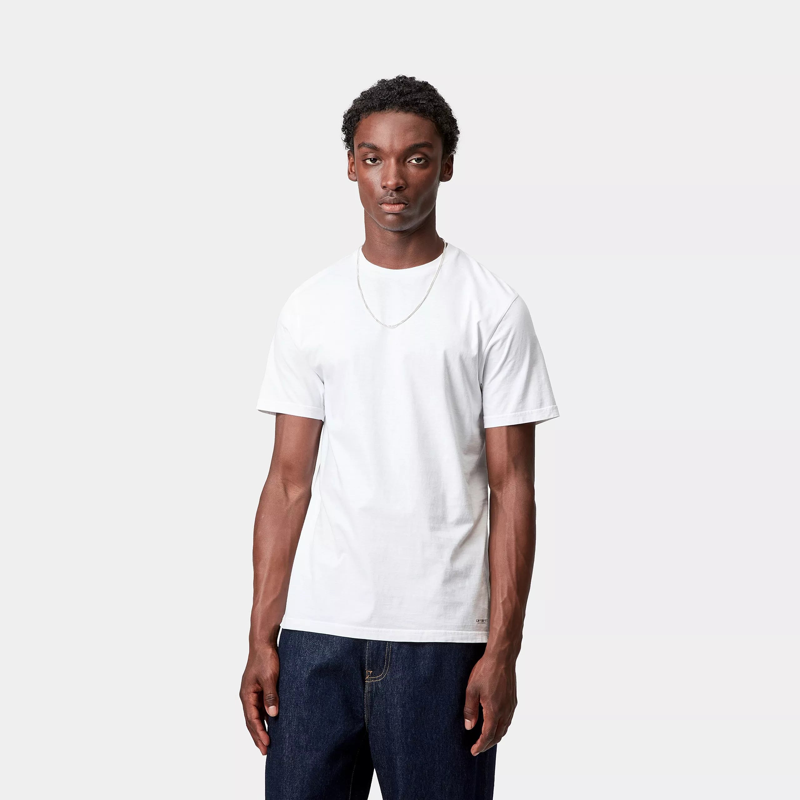 STANDARD CREW NECK T-SHIRT - White+White