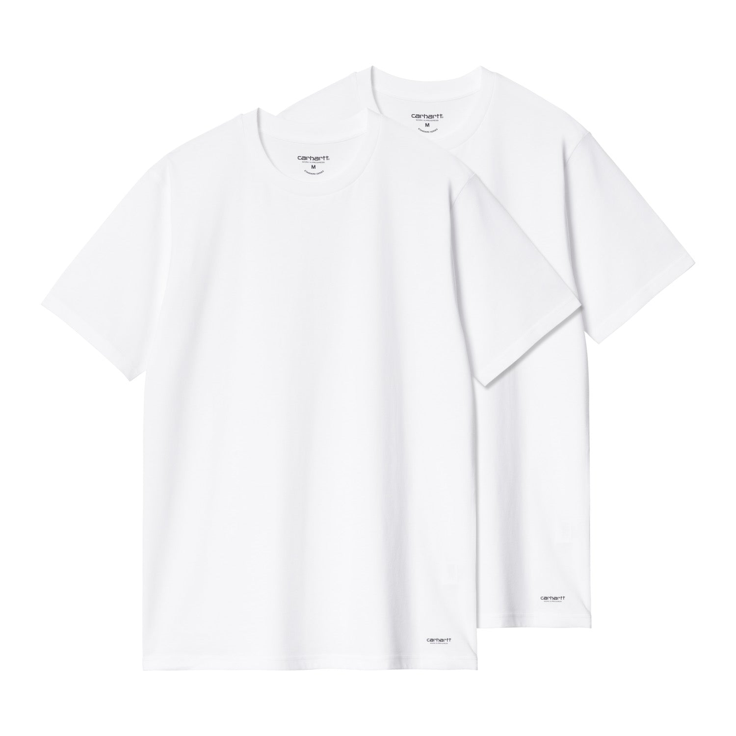 STANDARD CREW NECK T-SHIRT - White + White