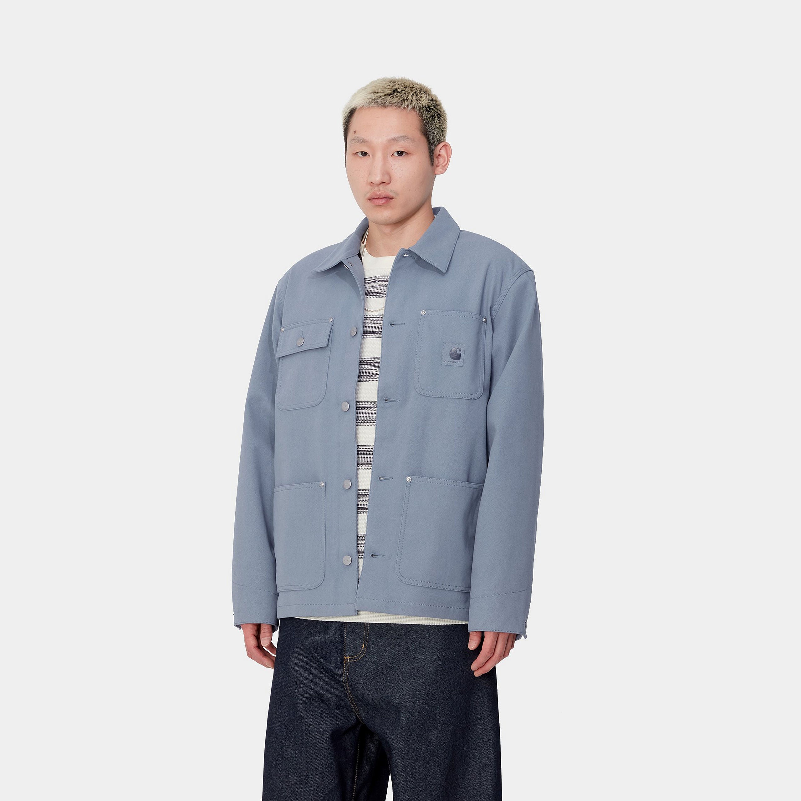 SUEDE MICHIGAN COAT - Dove Grey