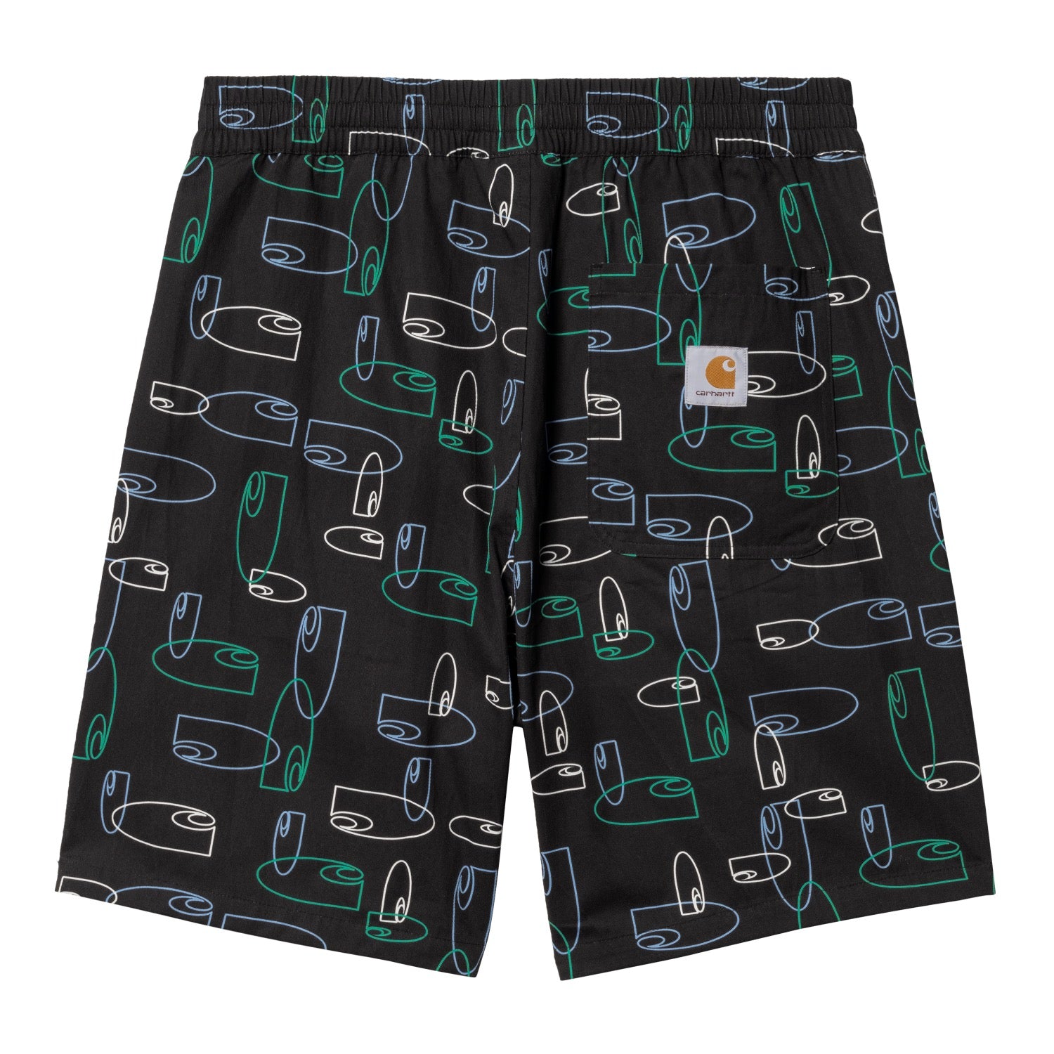 SUMOR SHORT - Outline Print, Black