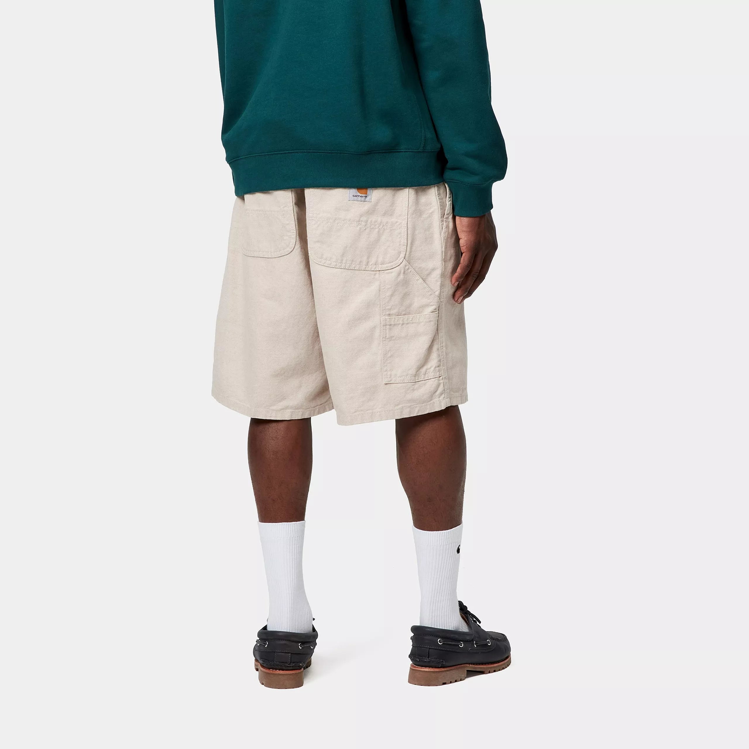 WALTER SINGLE KNEE SHORT - Natural (rinsed)