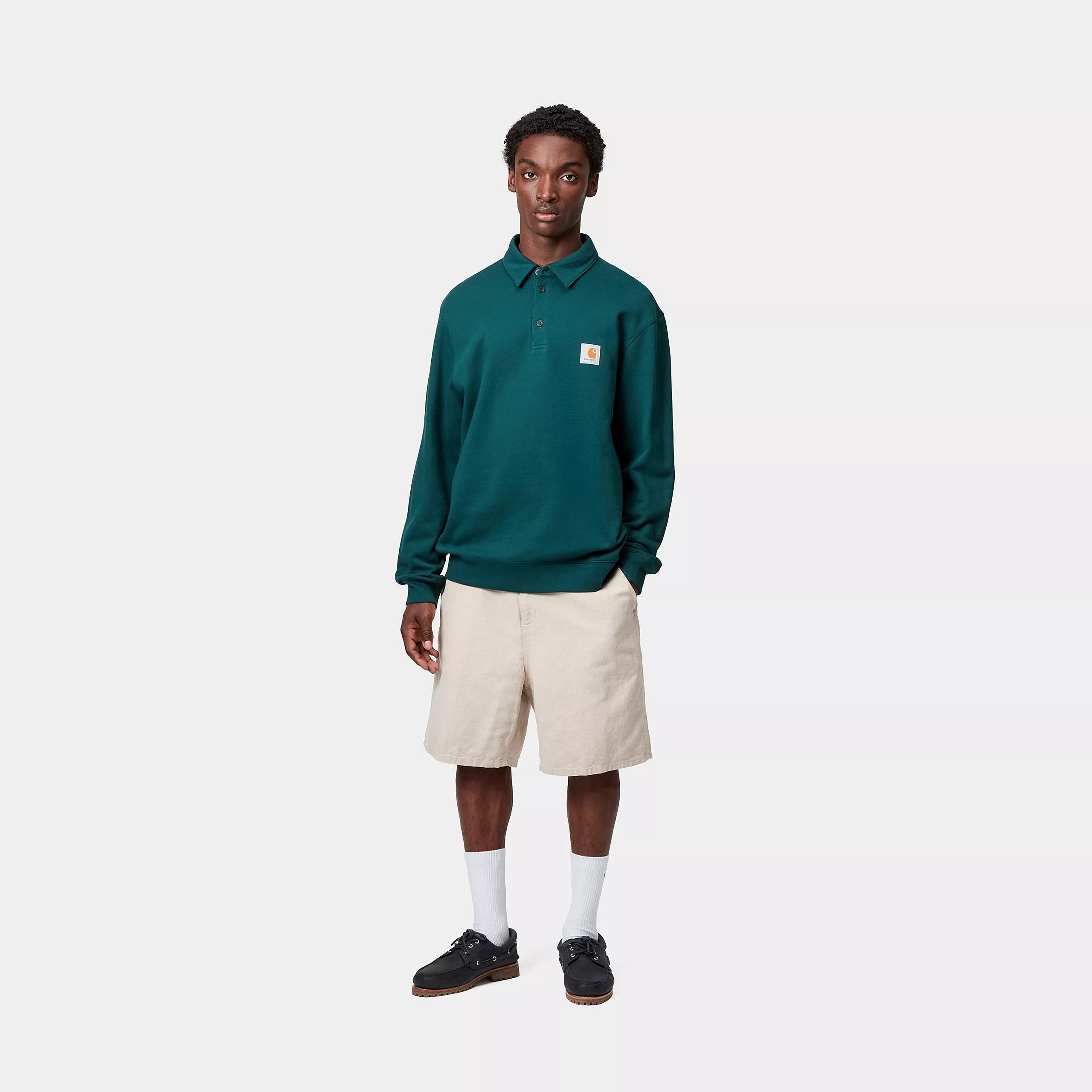 WALTER SINGLE KNEE SHORT - Natural (rinsed)