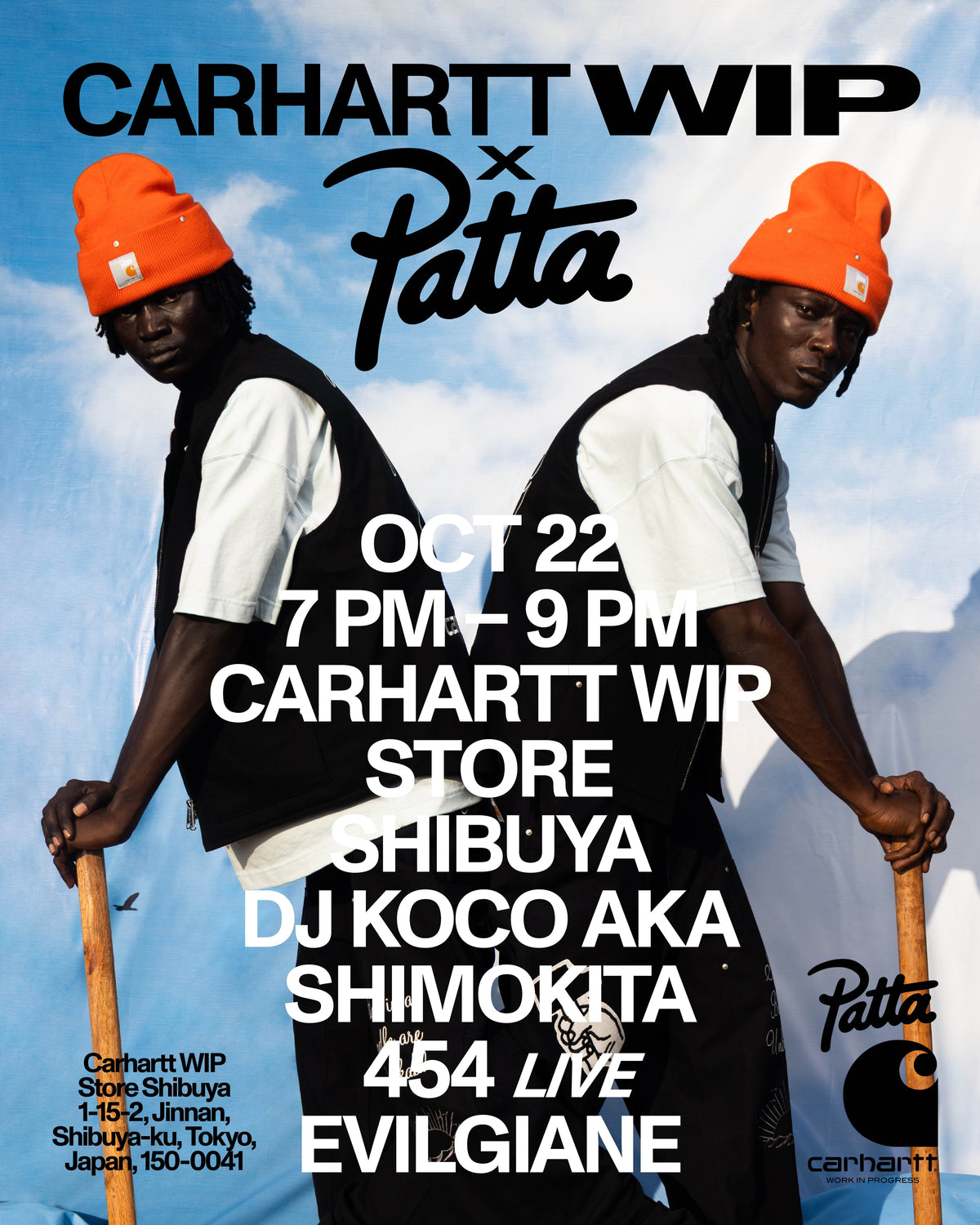 Patta x Carhartt WIP ＠渋谷店イベント