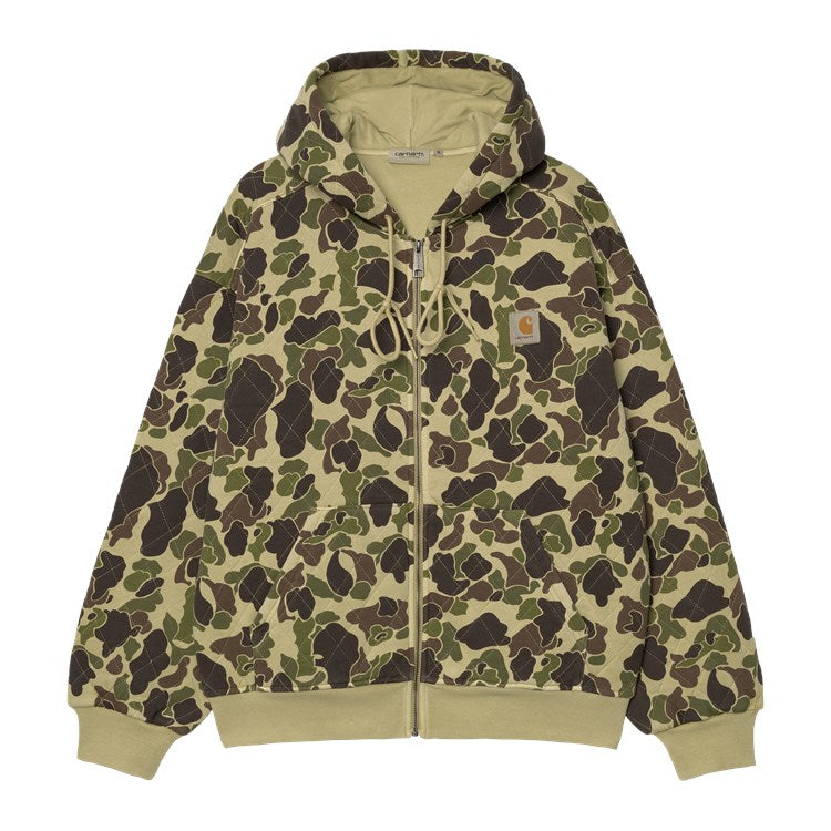 ☆えみりん☆【新品】Carhartt ホワイト オーバーオール Ⓜ️ 美品✨Carhartt カーハート オーバーオール アイボリー 28×34