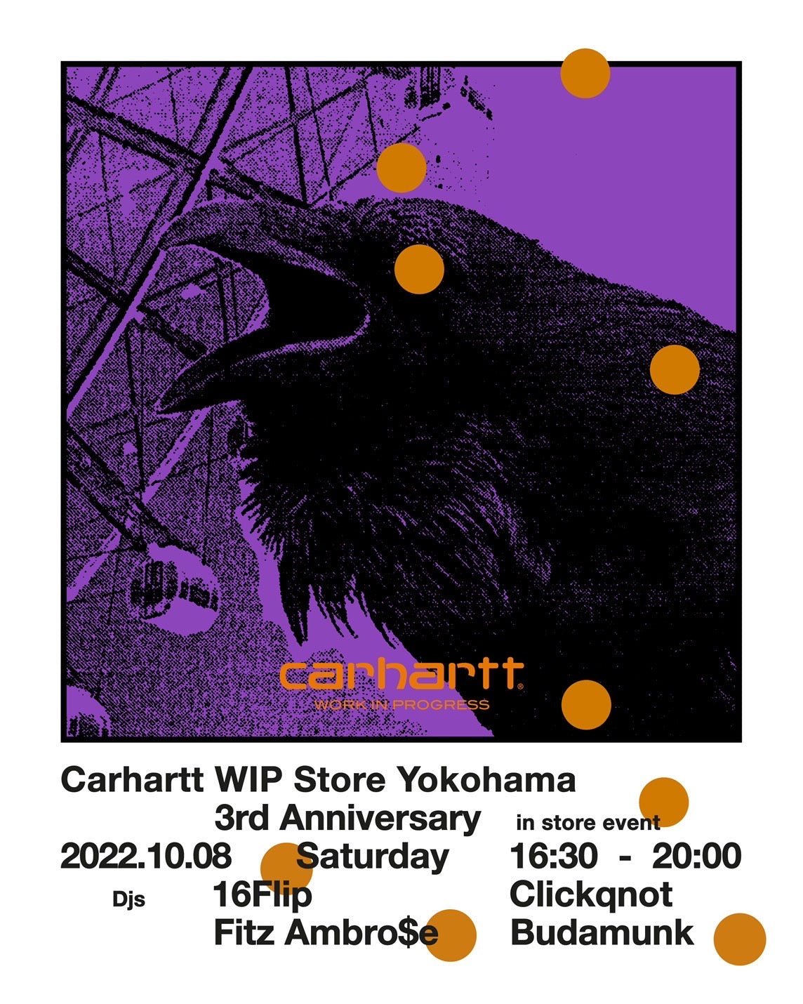 Carhartt WIP Store Yokohama 3rd Anniversary