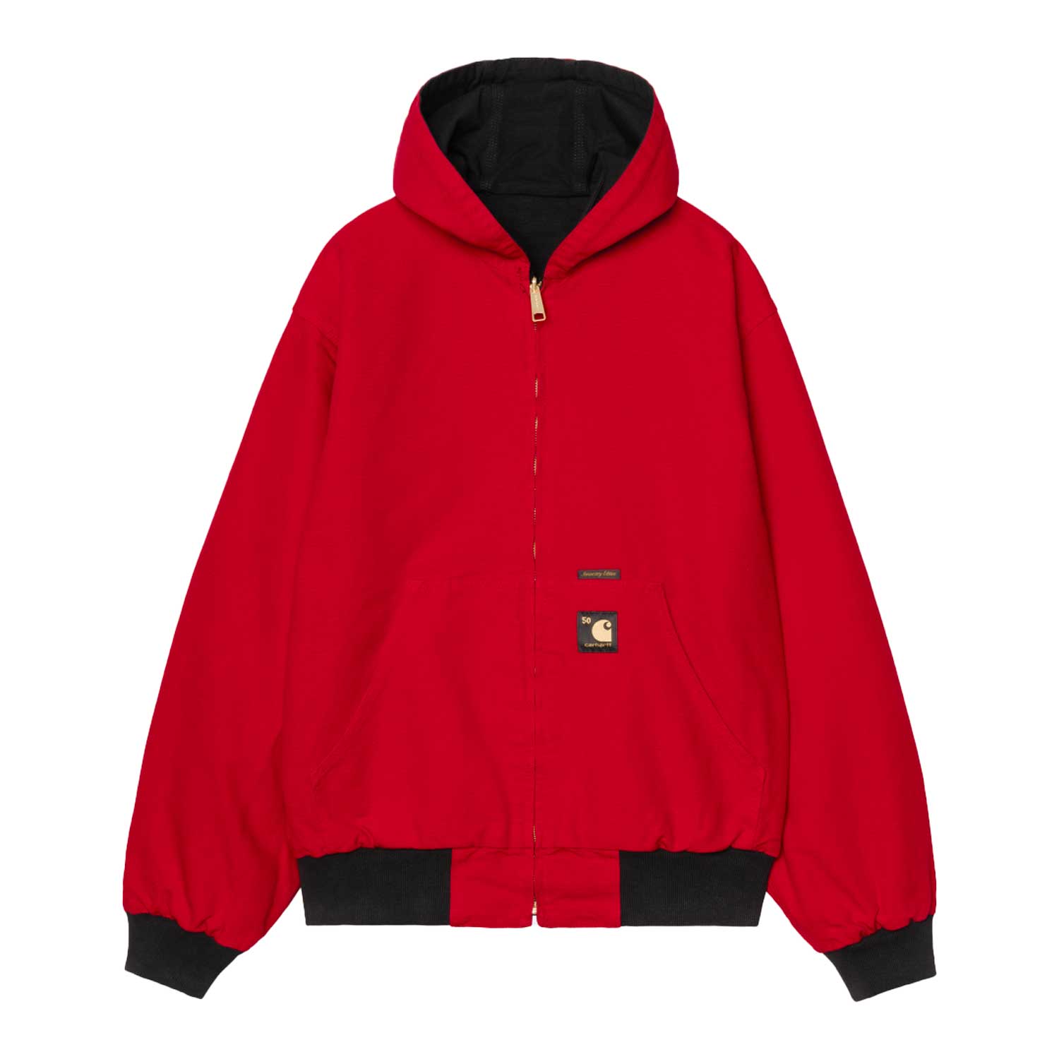 50 YEARS ANNIVERSARY  OG A JACKET CANVAS - Black / USA Red (rinsed)