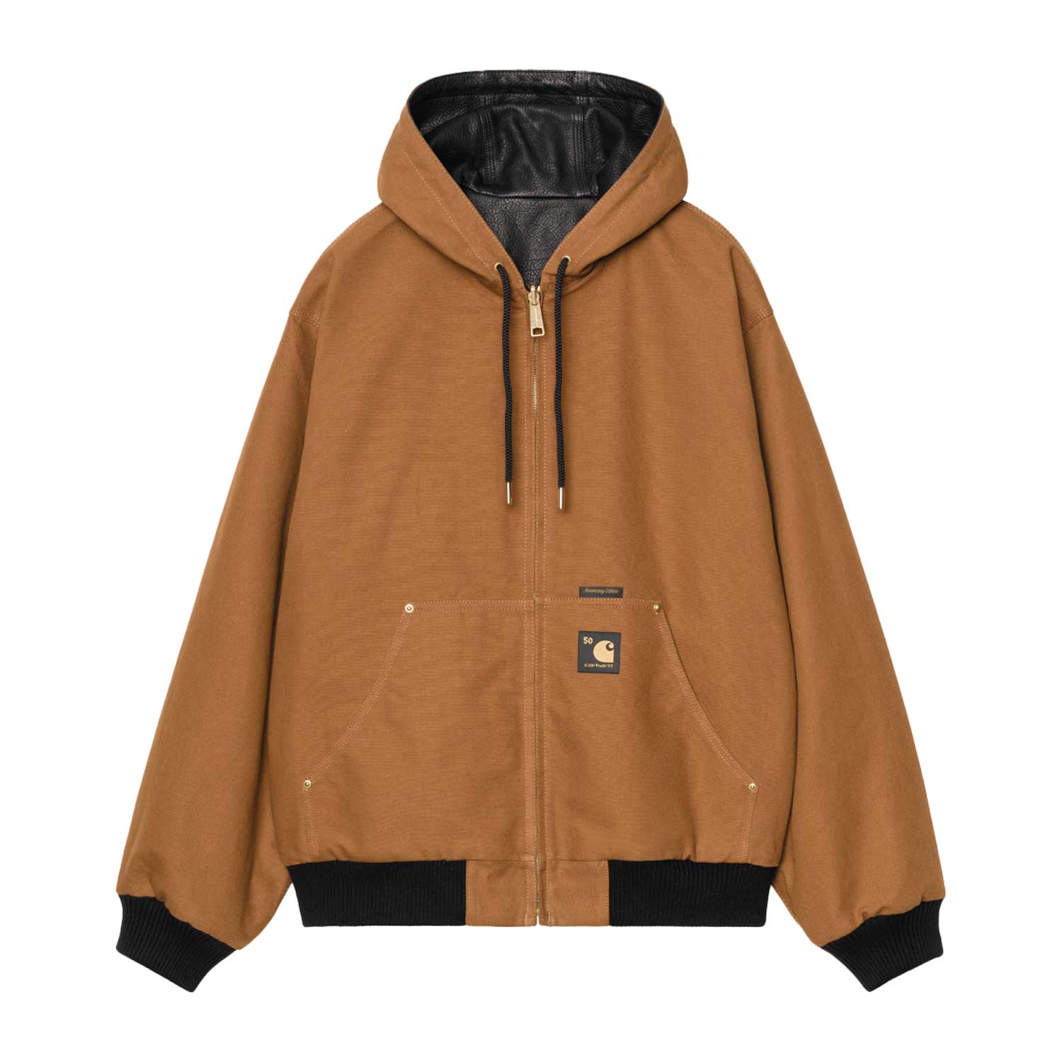 50 YEARS ANNIVERSARY OG A JACKET LEATHER - Black / Hamilton Brown 4