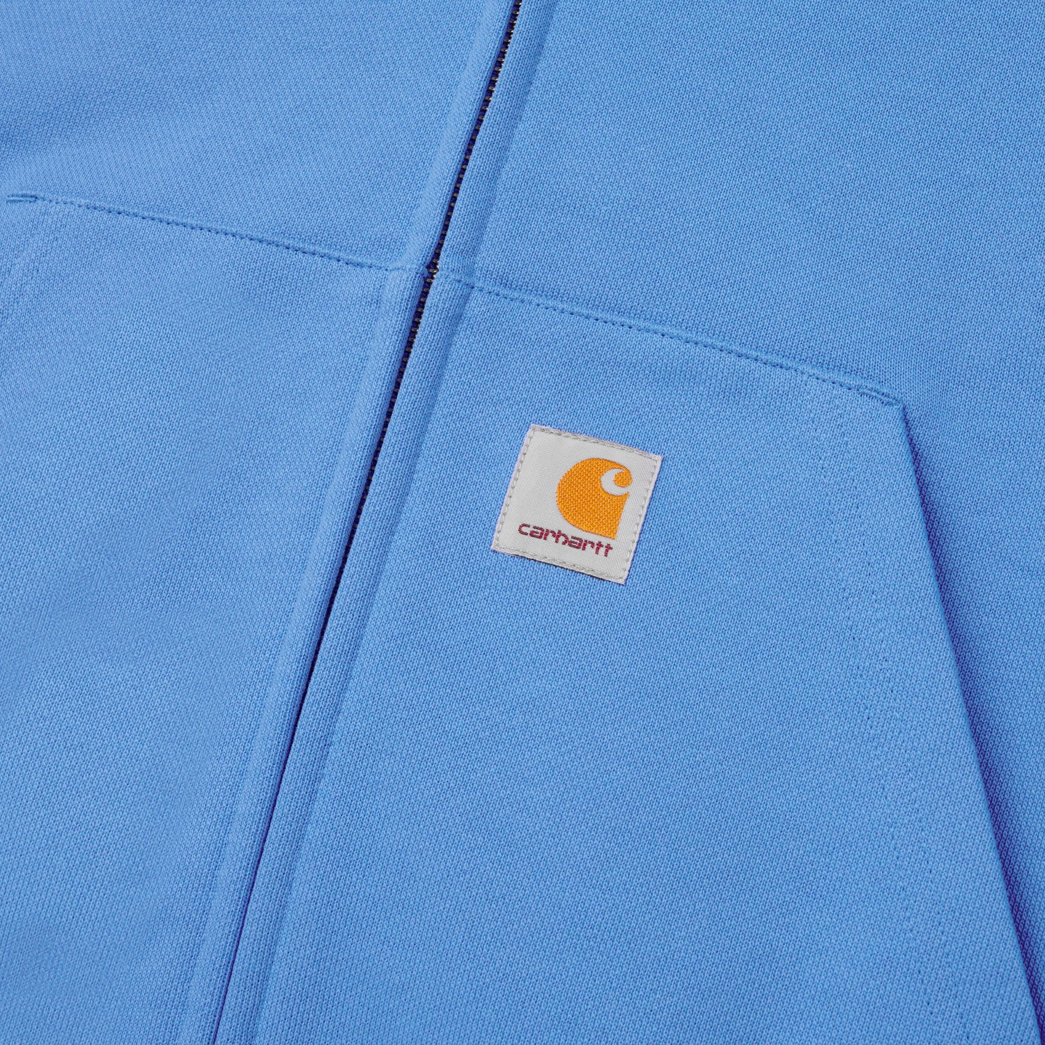 Hooded Square Label Jacket - Marina