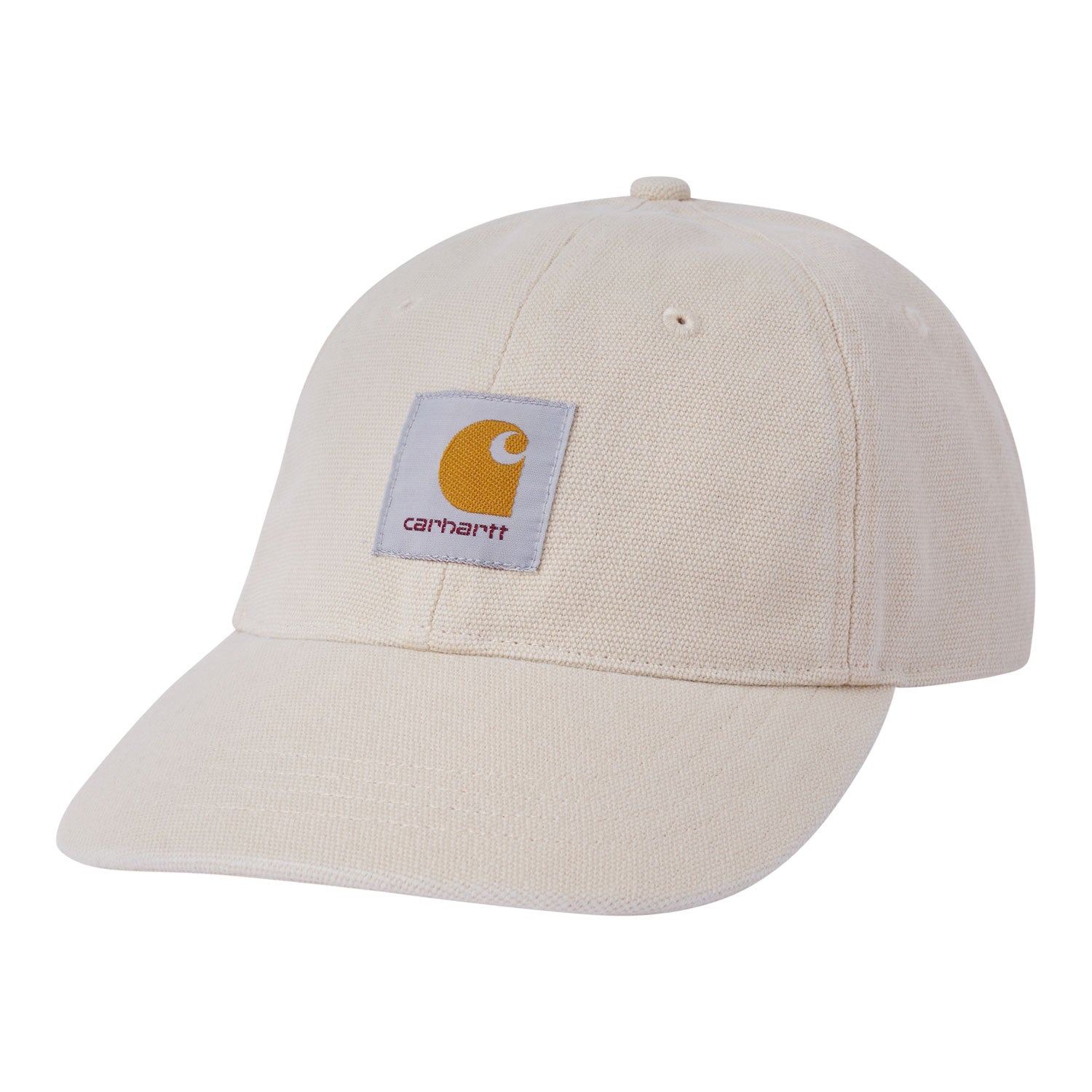 CANVAS 6-PANEL CAP - Fog / Black (stone washed)