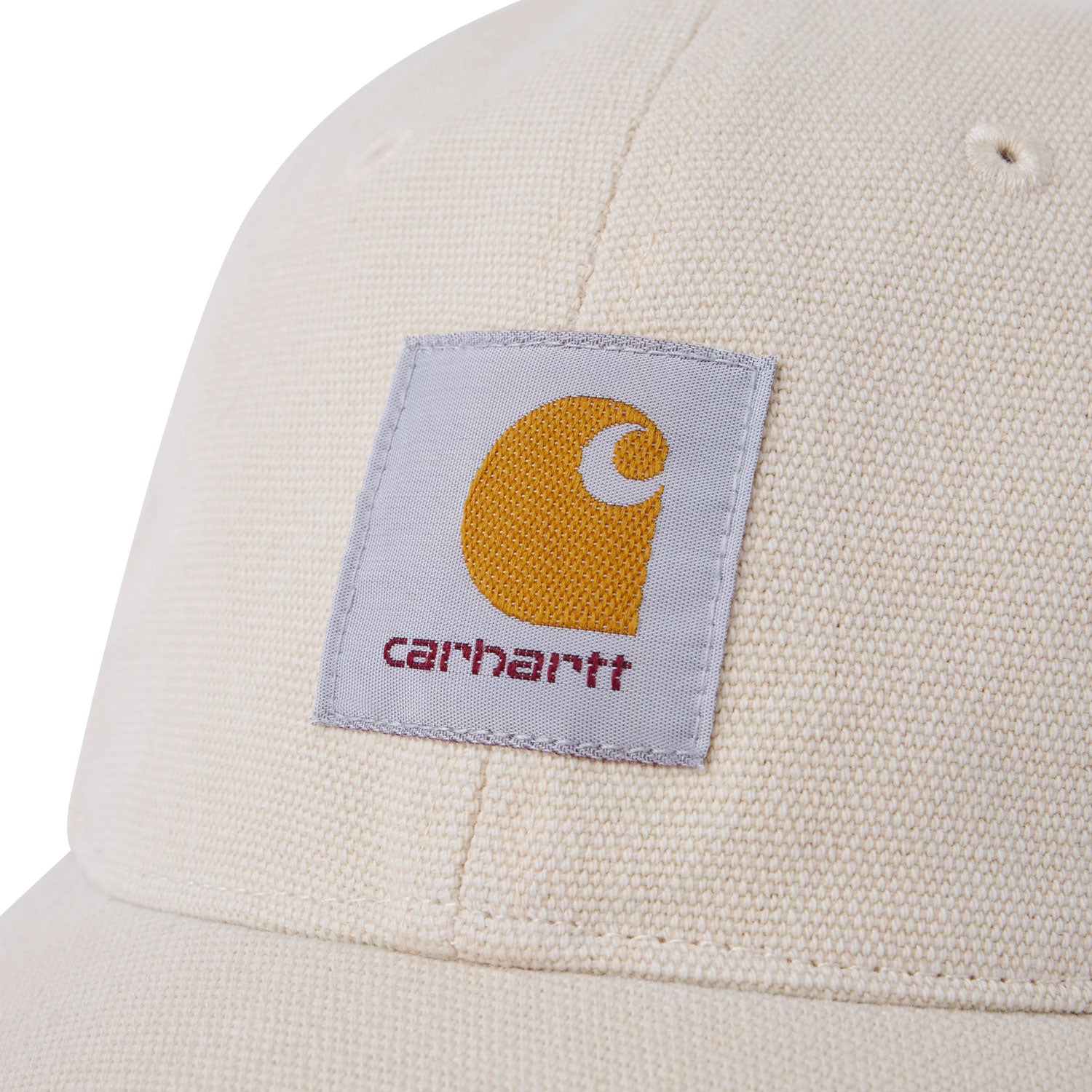 CANVAS 6-PANEL CAP - Fog / Black (stone washed)