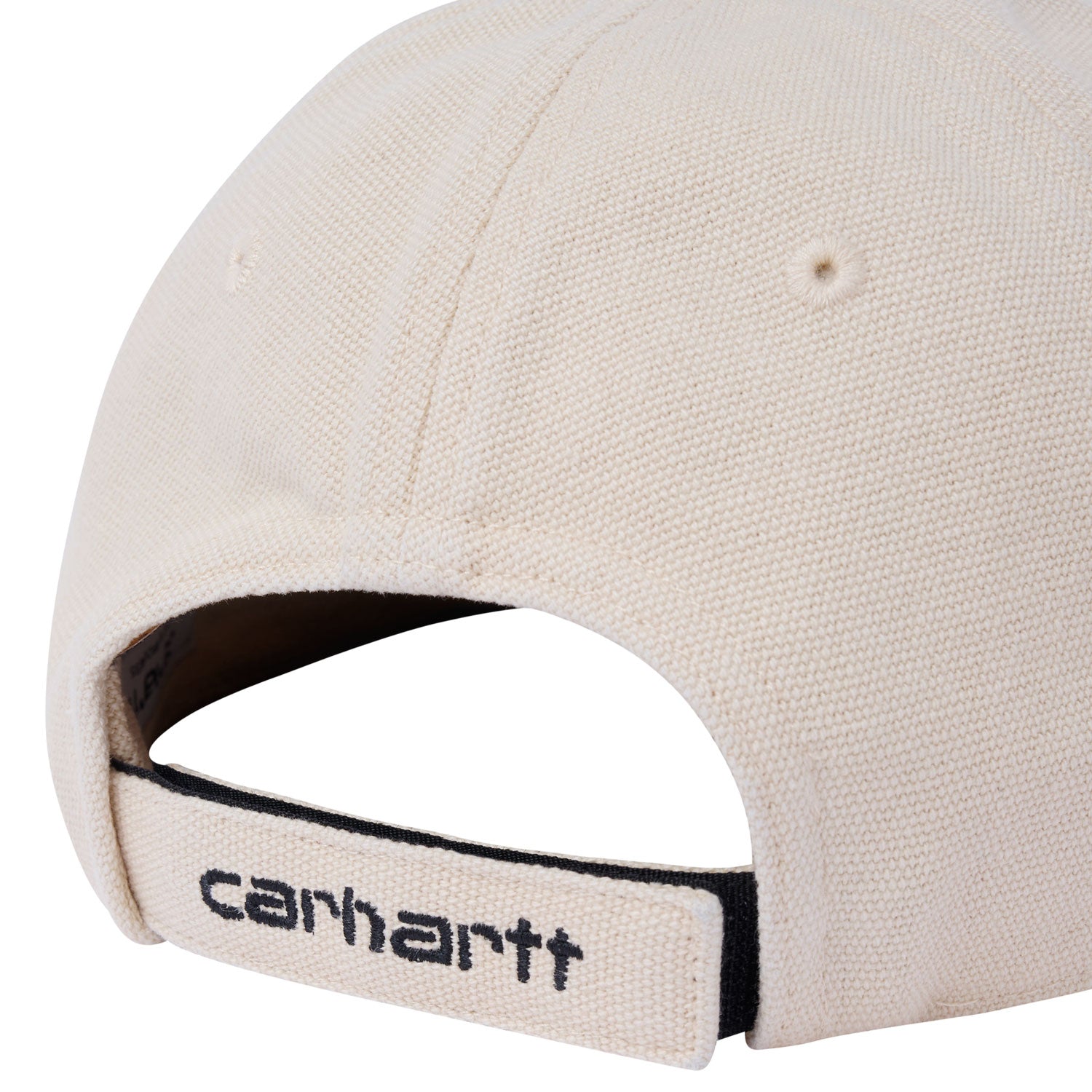 CANVAS 6-PANEL CAP - Fog / Black (stone washed)