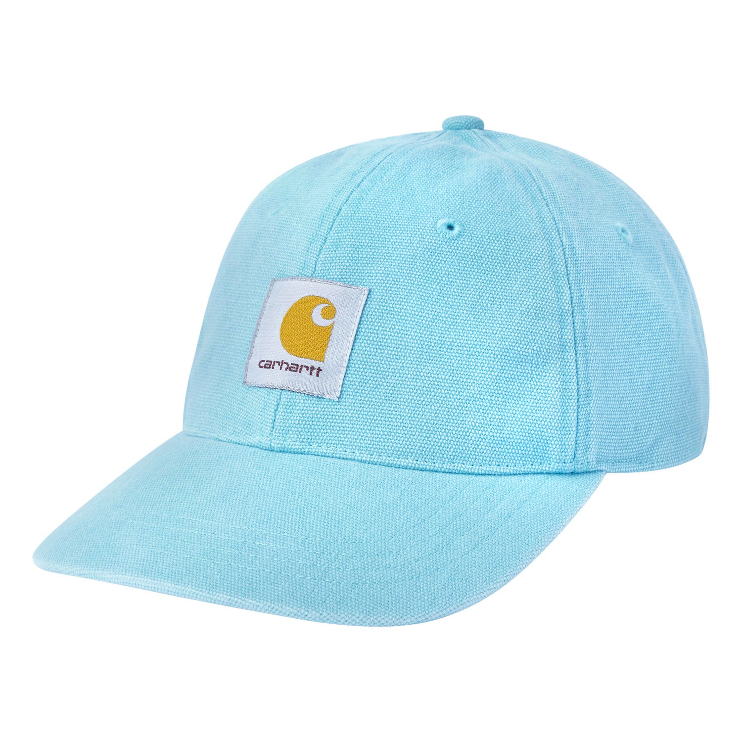 CANVAS 6-PANEL CAP - Air Blue / White (stone washed)