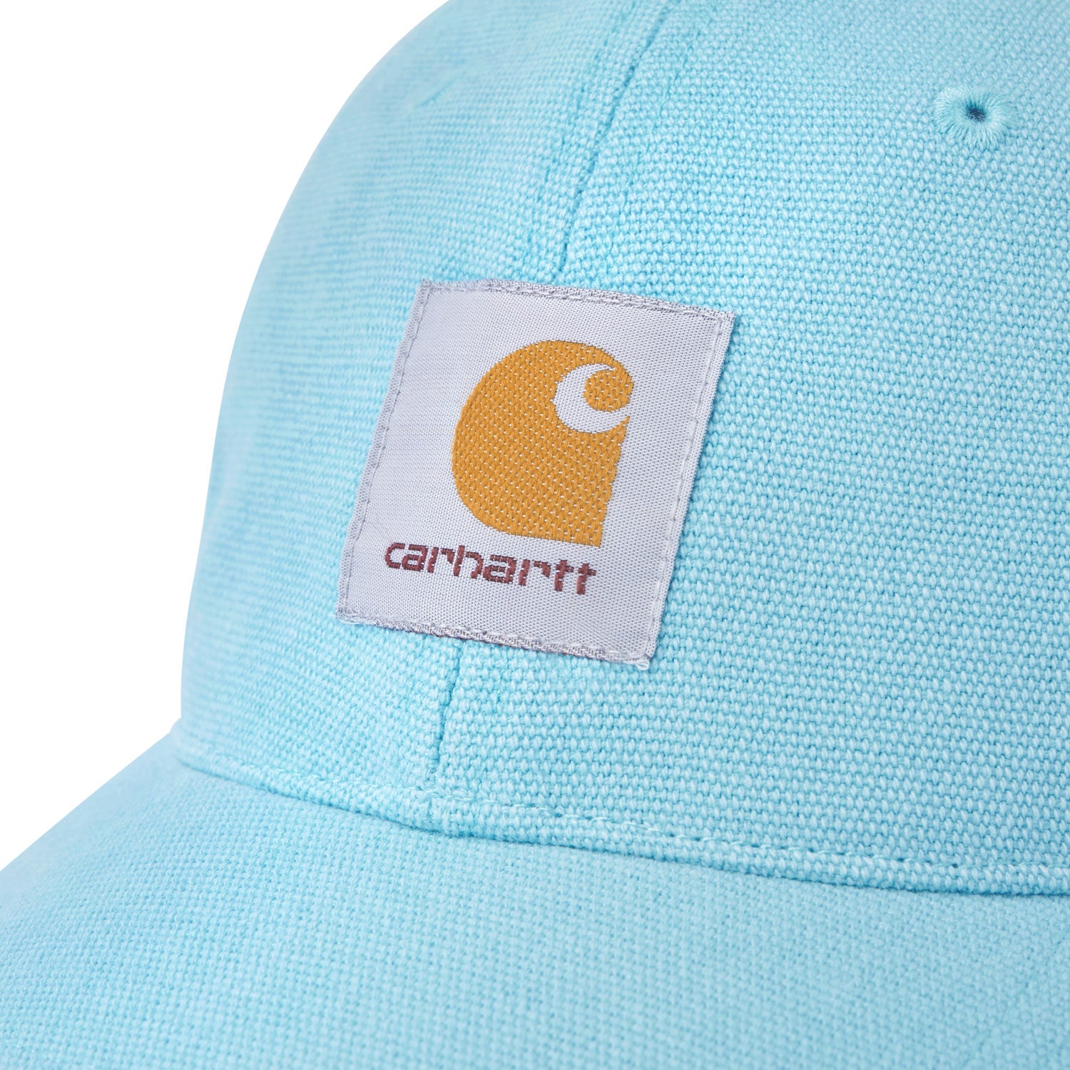 CANVAS 6-PANEL CAP - Air Blue / White (stone washed)