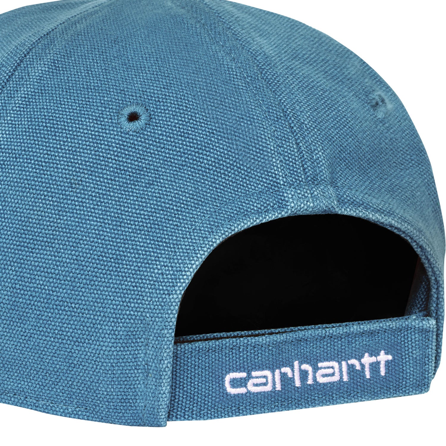 Canvas 6-Panel Cap - Blue River / White (stone washed)