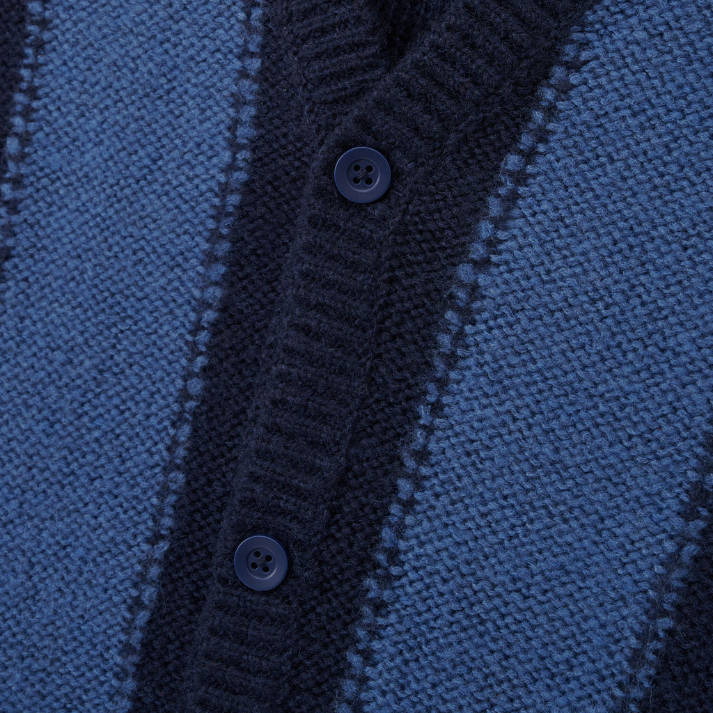 MANFORD CARDIGAN - Navy / Storm Blue