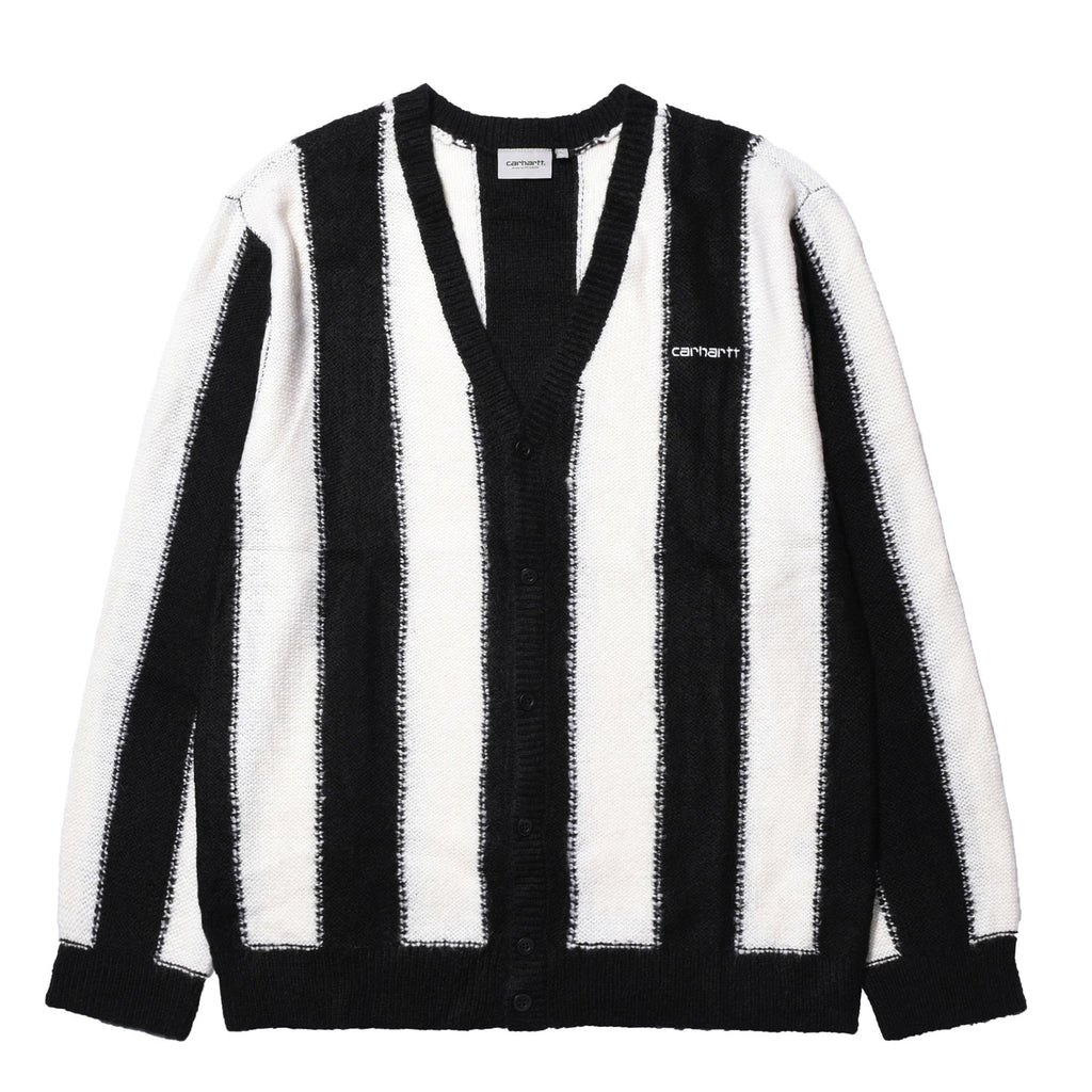 MANFORD CARDIGAN - Wax / Black