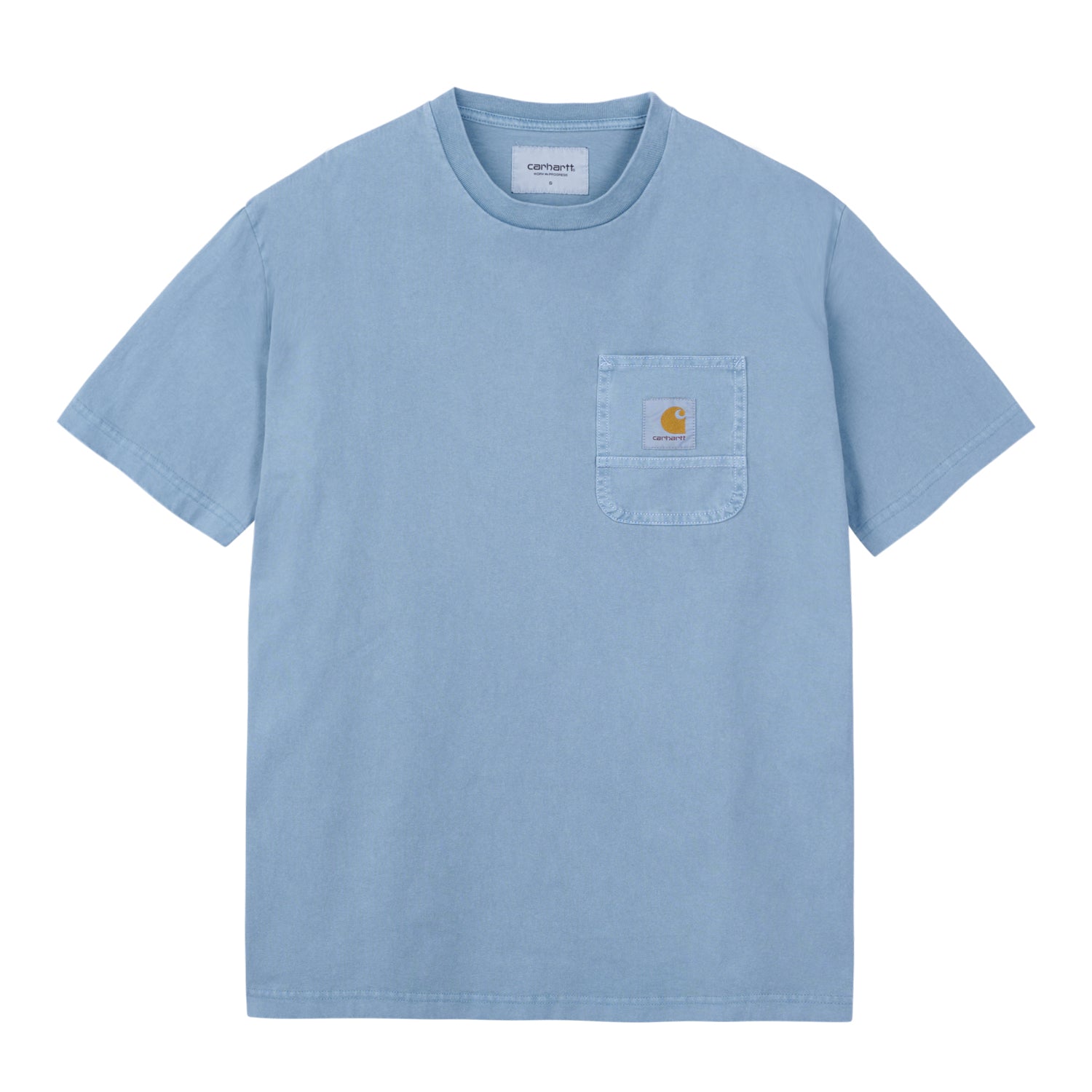 S/S WORK POCKET T-SHIRT - Citadel / White (pigment garment dyed)
