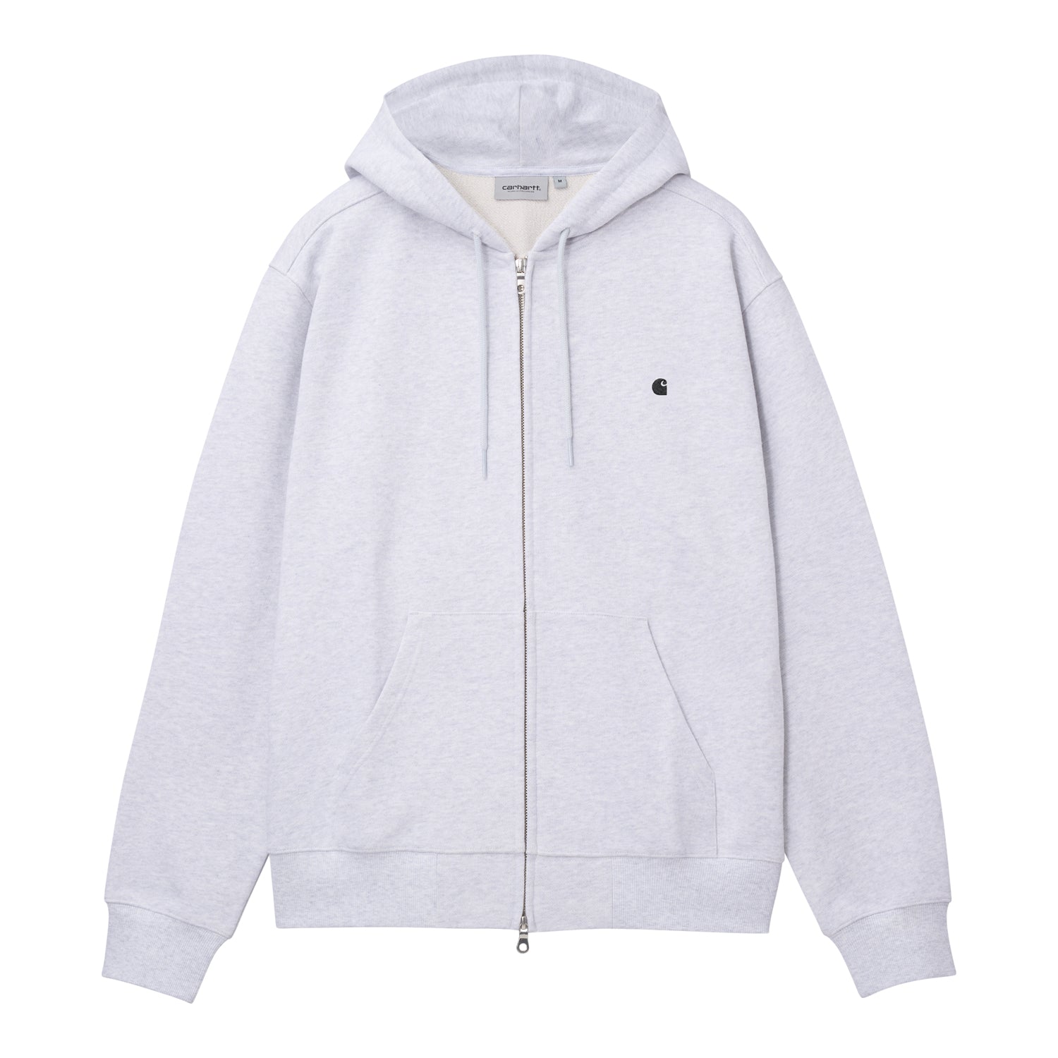 HOODED MADISON JACKET  - Ash Heather / Dark Navy