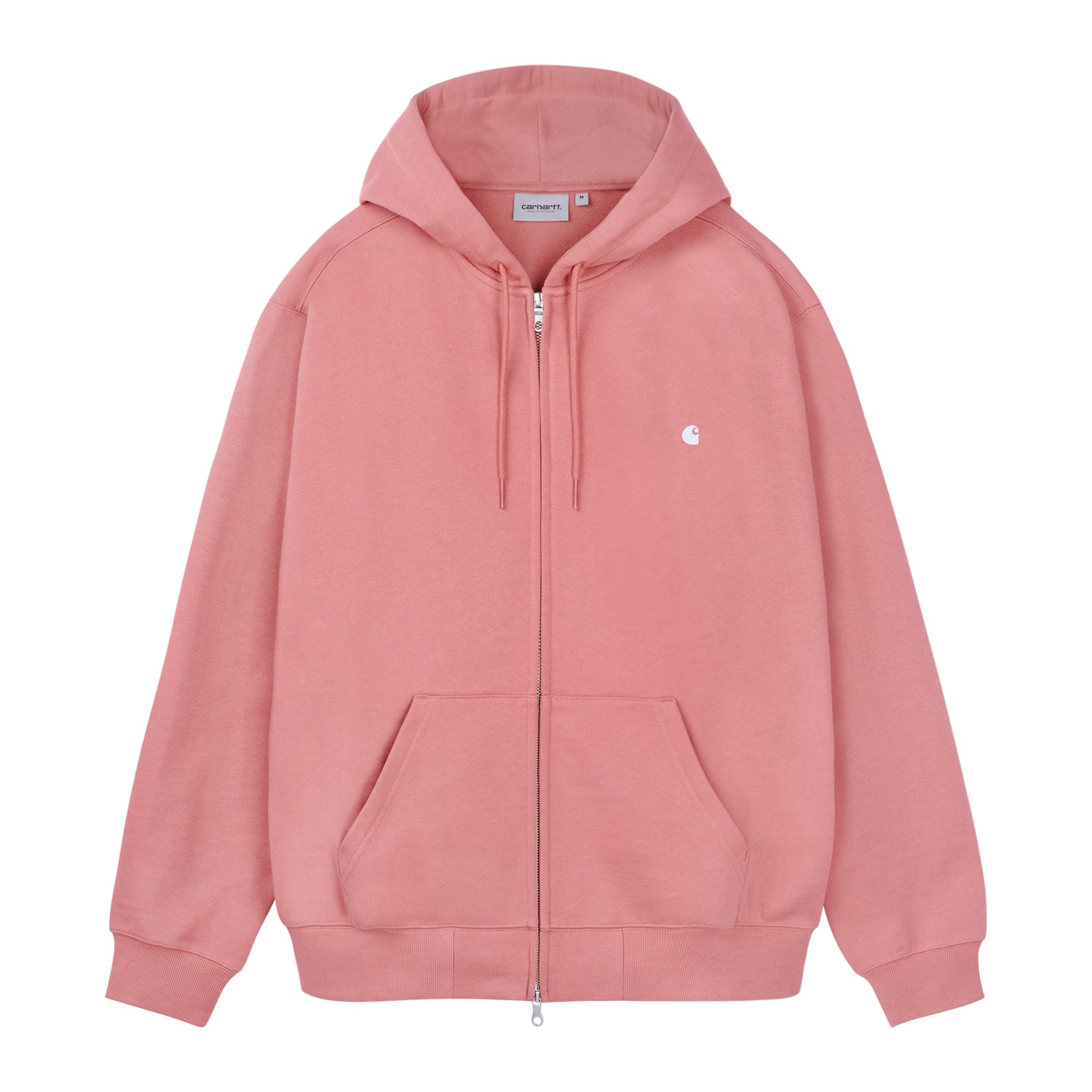 HOODED MADISON JACKET  - Ash Pink / White