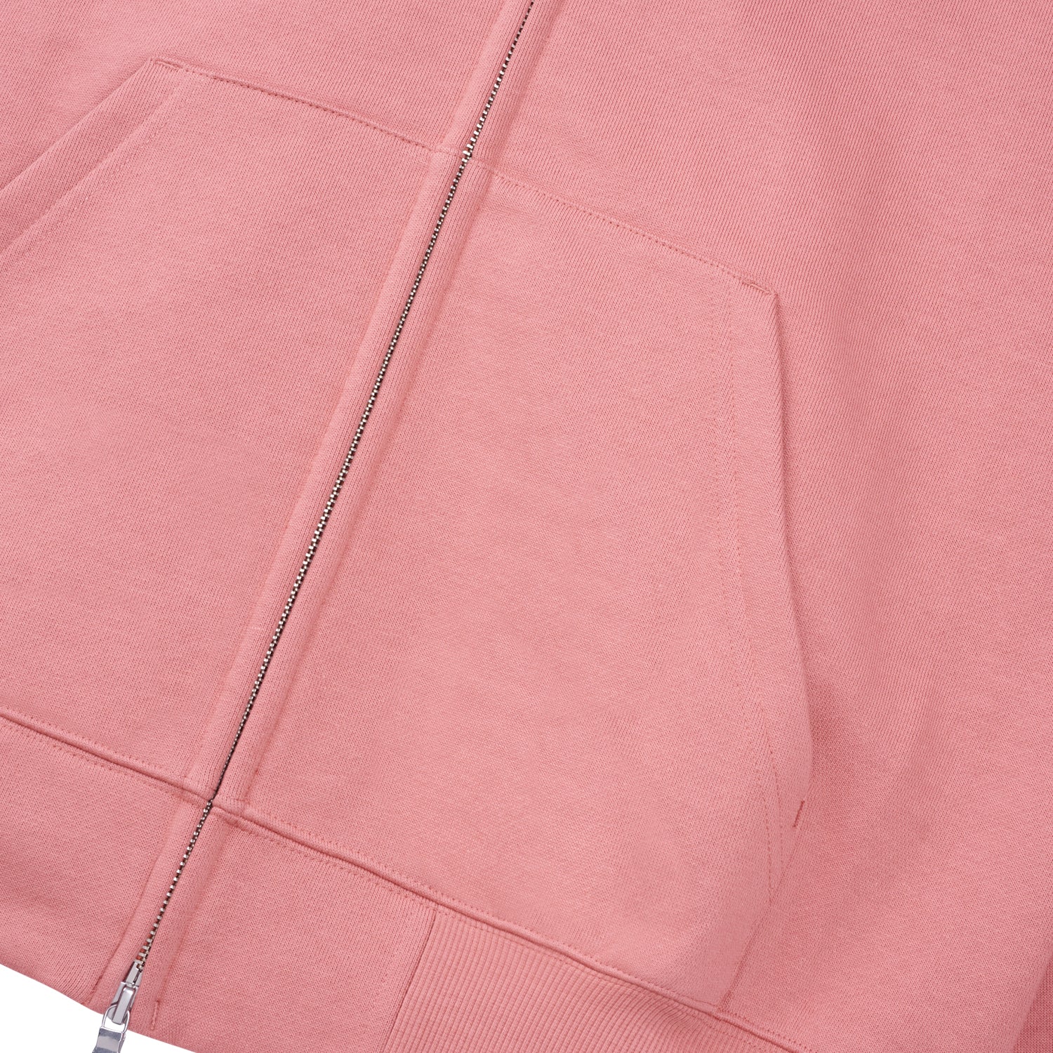 HOODED MADISON JACKET  - Ash Pink / White