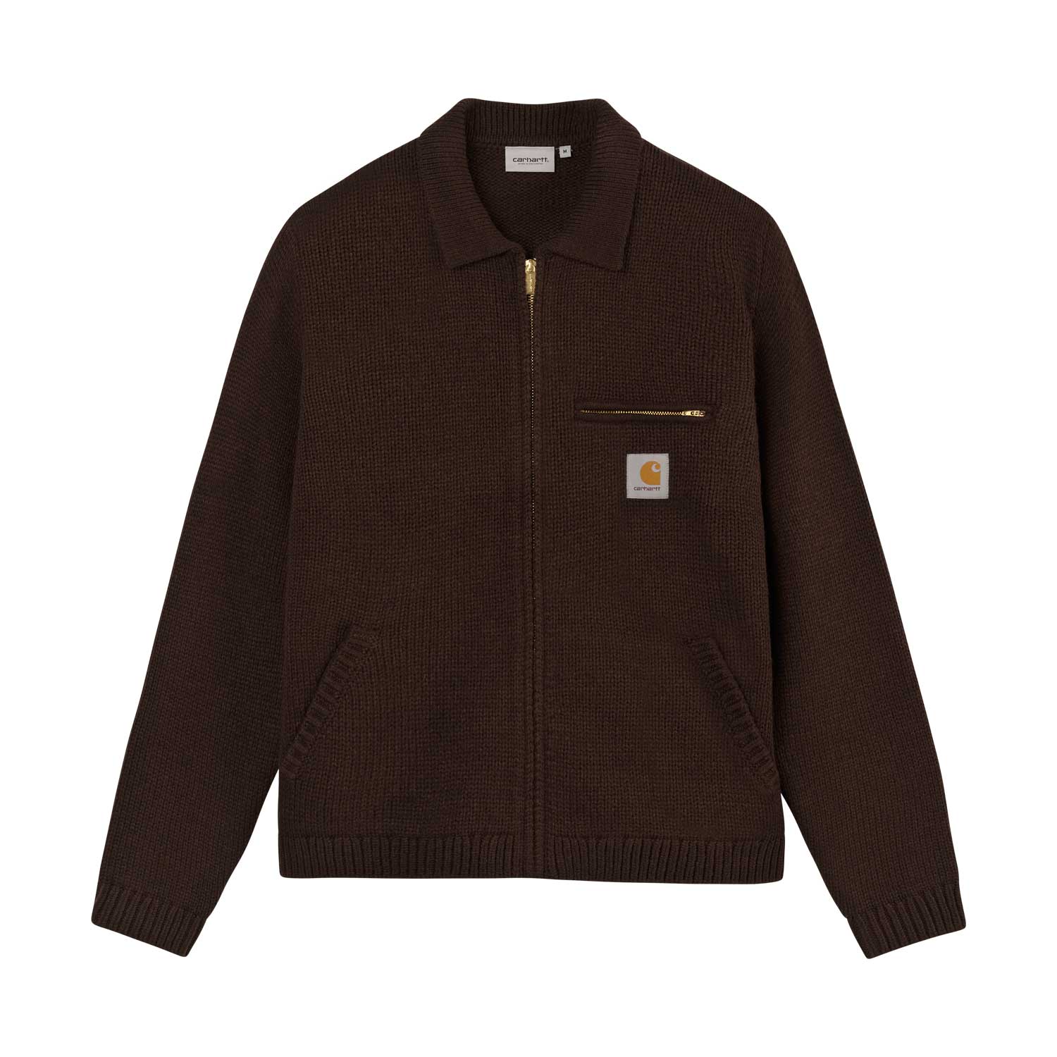 DETROIT KNIT JACKET  - Tobacco