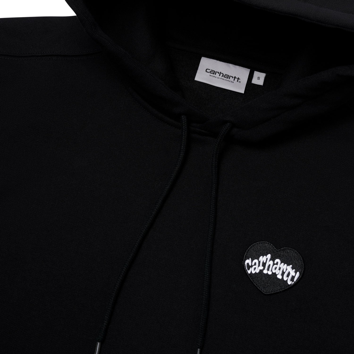 HOODED AMOUR SWEATSHIRT - Black / Black