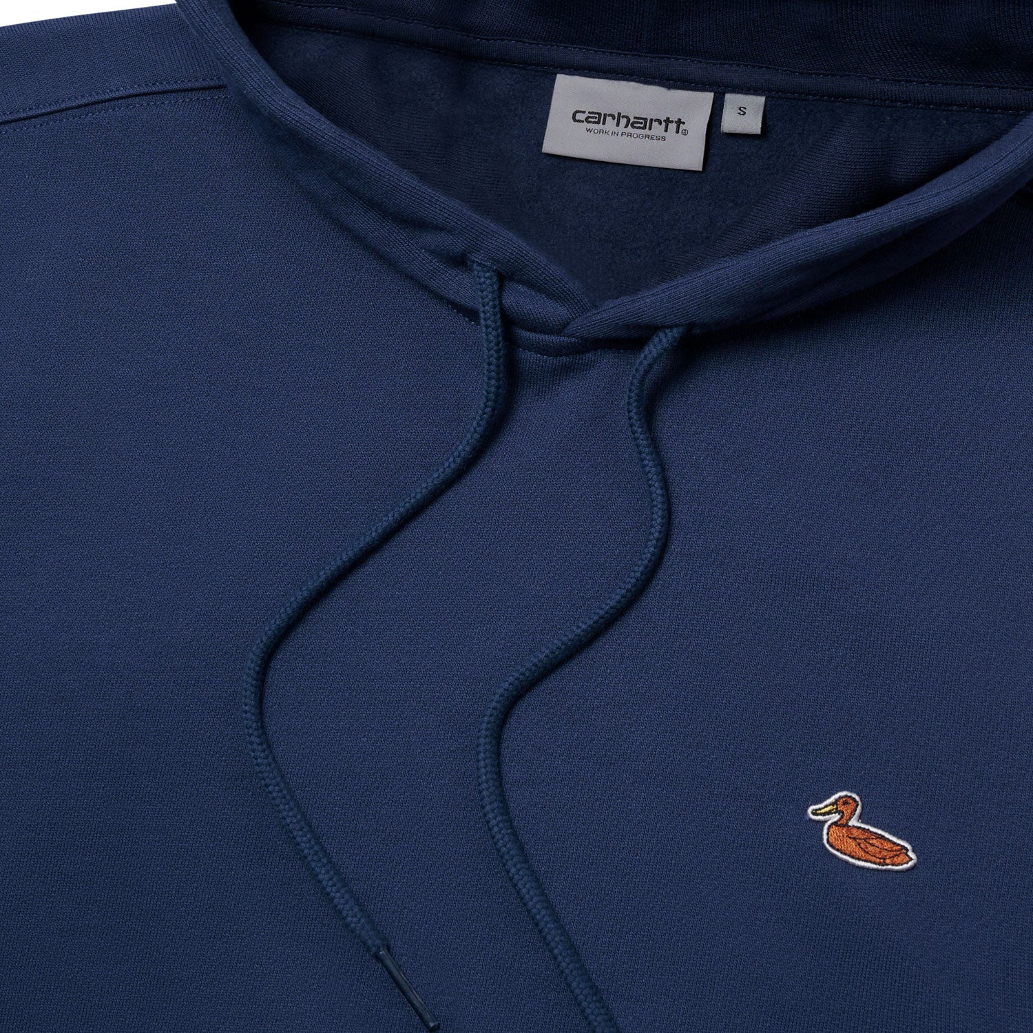 HOODED DUCK PATCH SWEATSHIRT - Blue