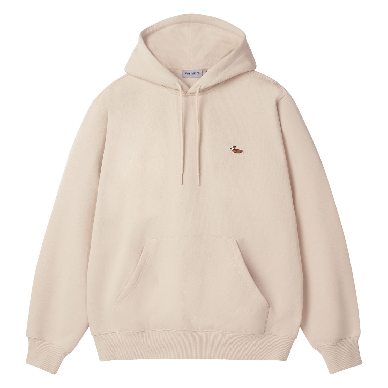 HOODED DUCK PATCH SWEATSHIRT - Fog