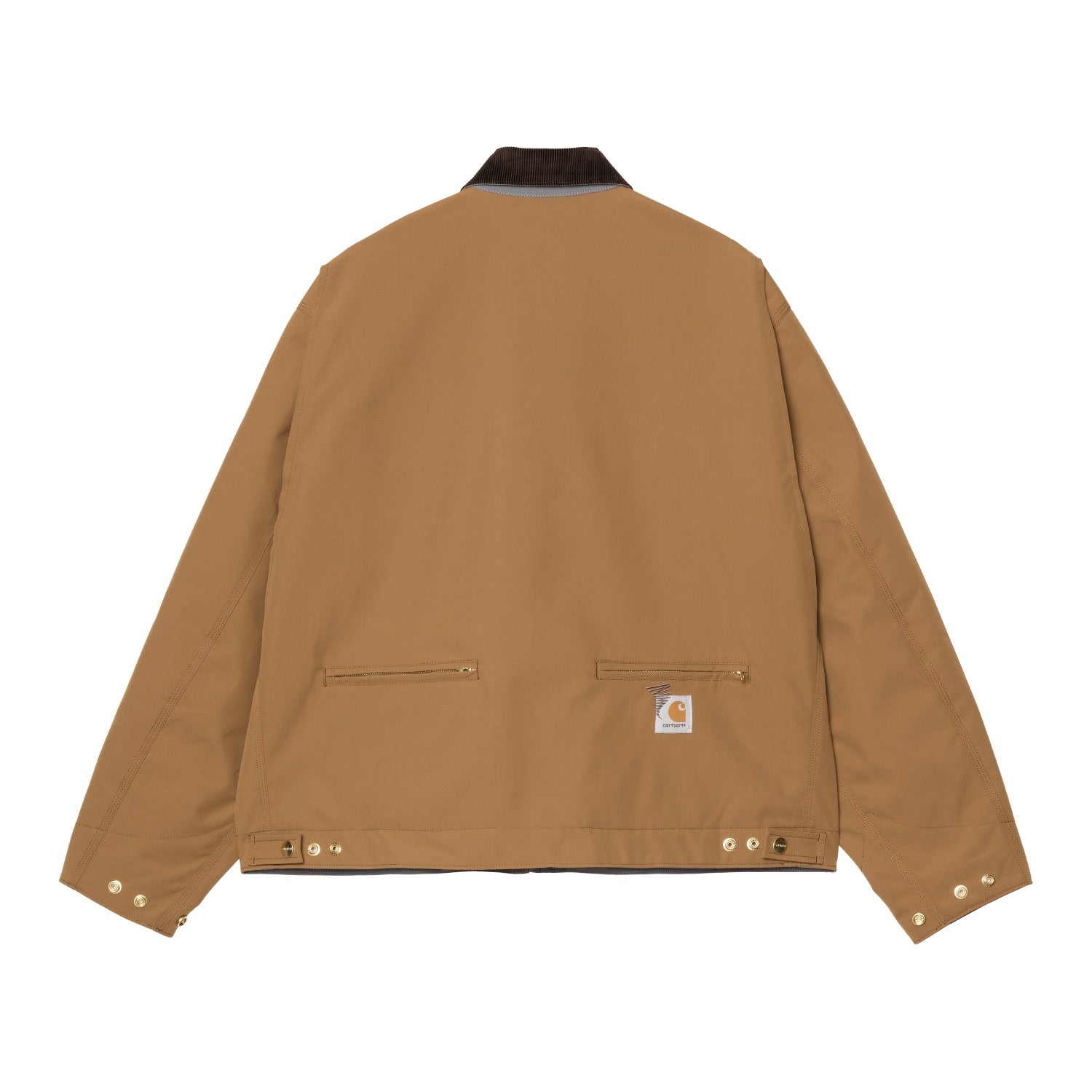 INVINCIBLE REVERSIBLE DETROIT JACKET MAX - Hamilton Brown / Wolf Grey