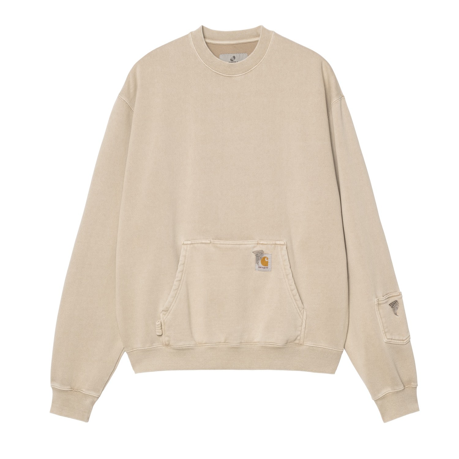 INVINCIBLE PIGMENT DYED SWEATSHIRT - Simply Taupe pigment (garment dyed)