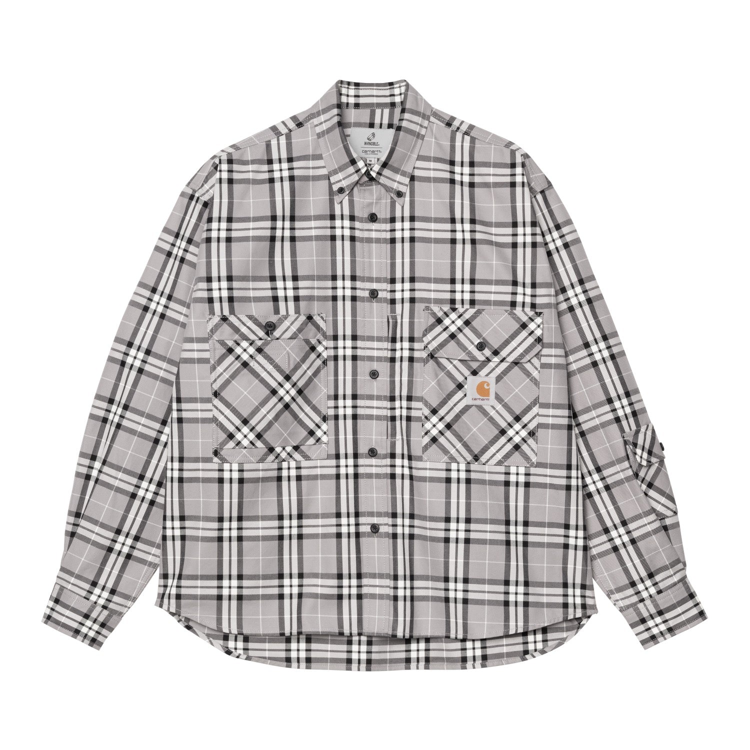 INVINCIBLE L/S WORK SHIRT MAX - Black