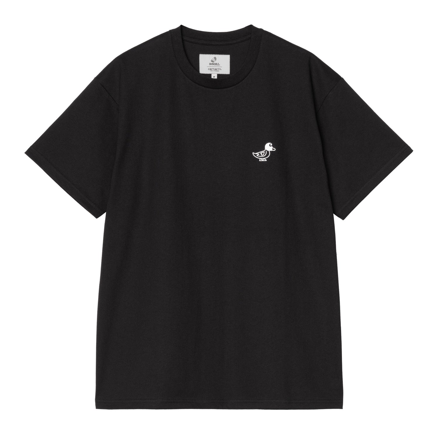 INVINCIBLE S/S MADISON DUCK T-SHIRT - Black / White