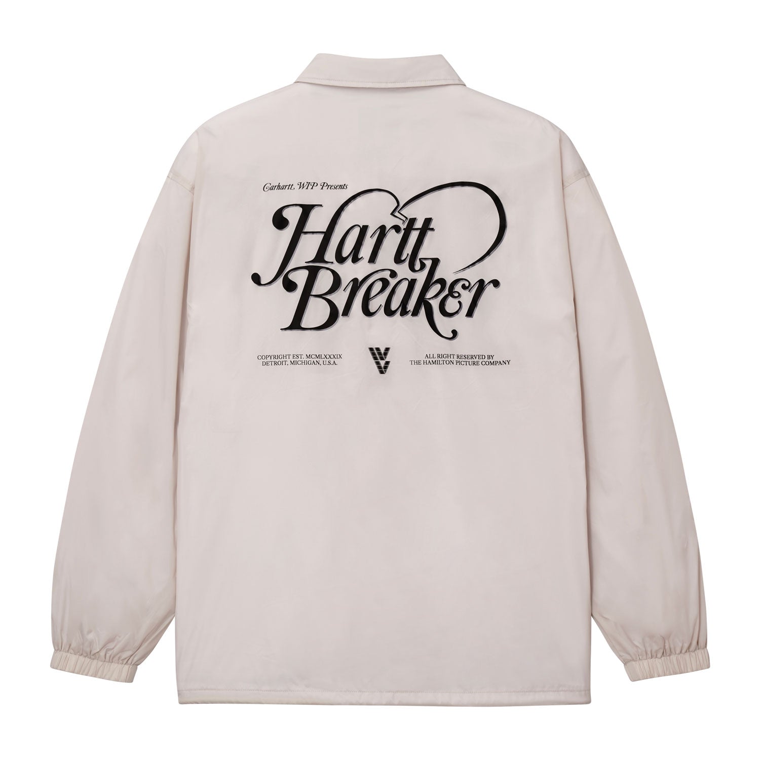 HARTTBREAKER COACH JACKET - Silver Cloud