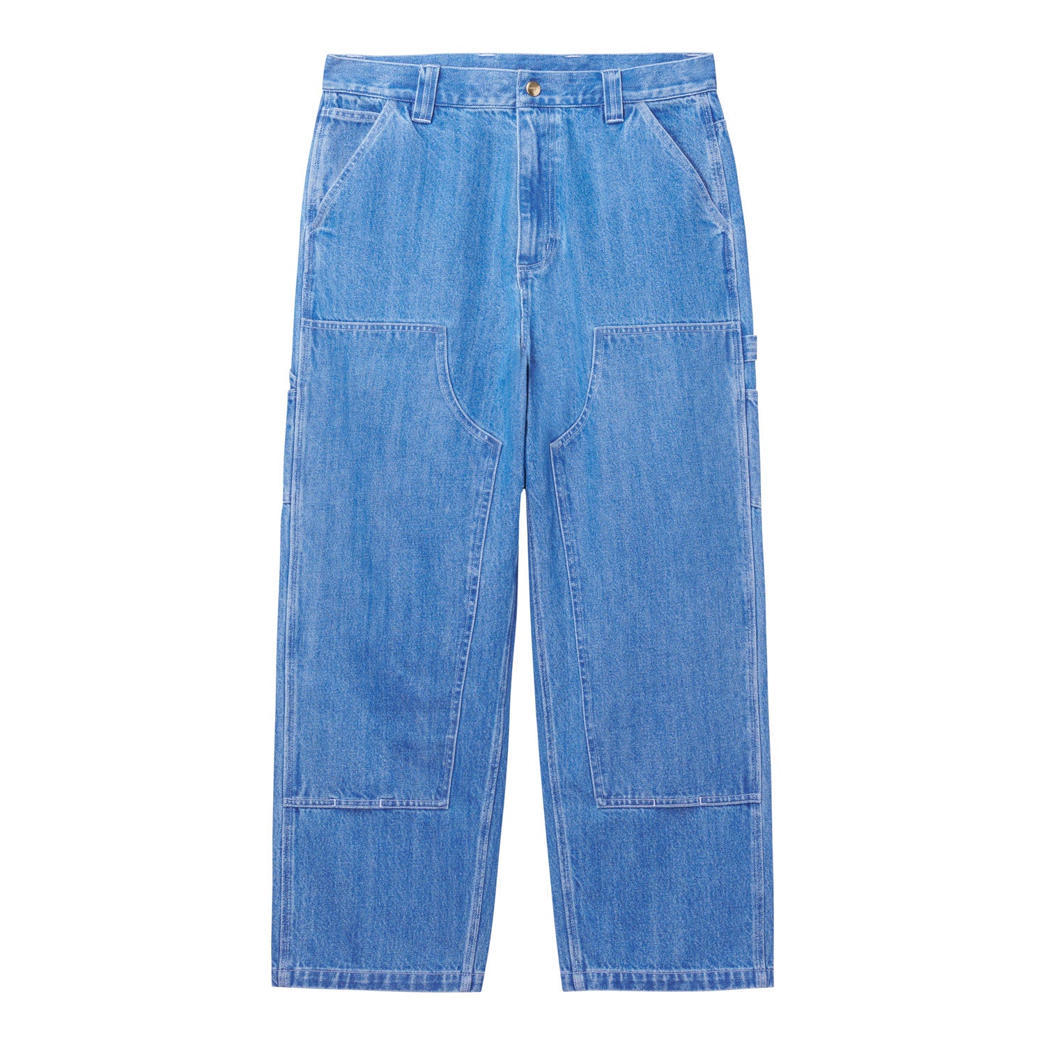 Ethan Double Knee Pant - Blue stone washed