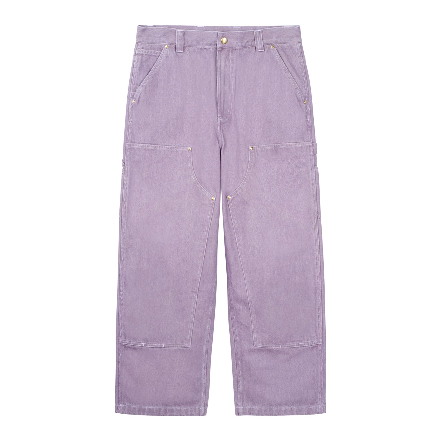 NASH DOUBLE KNEEPANT  - Sea Fog (enzyme bleach washed)