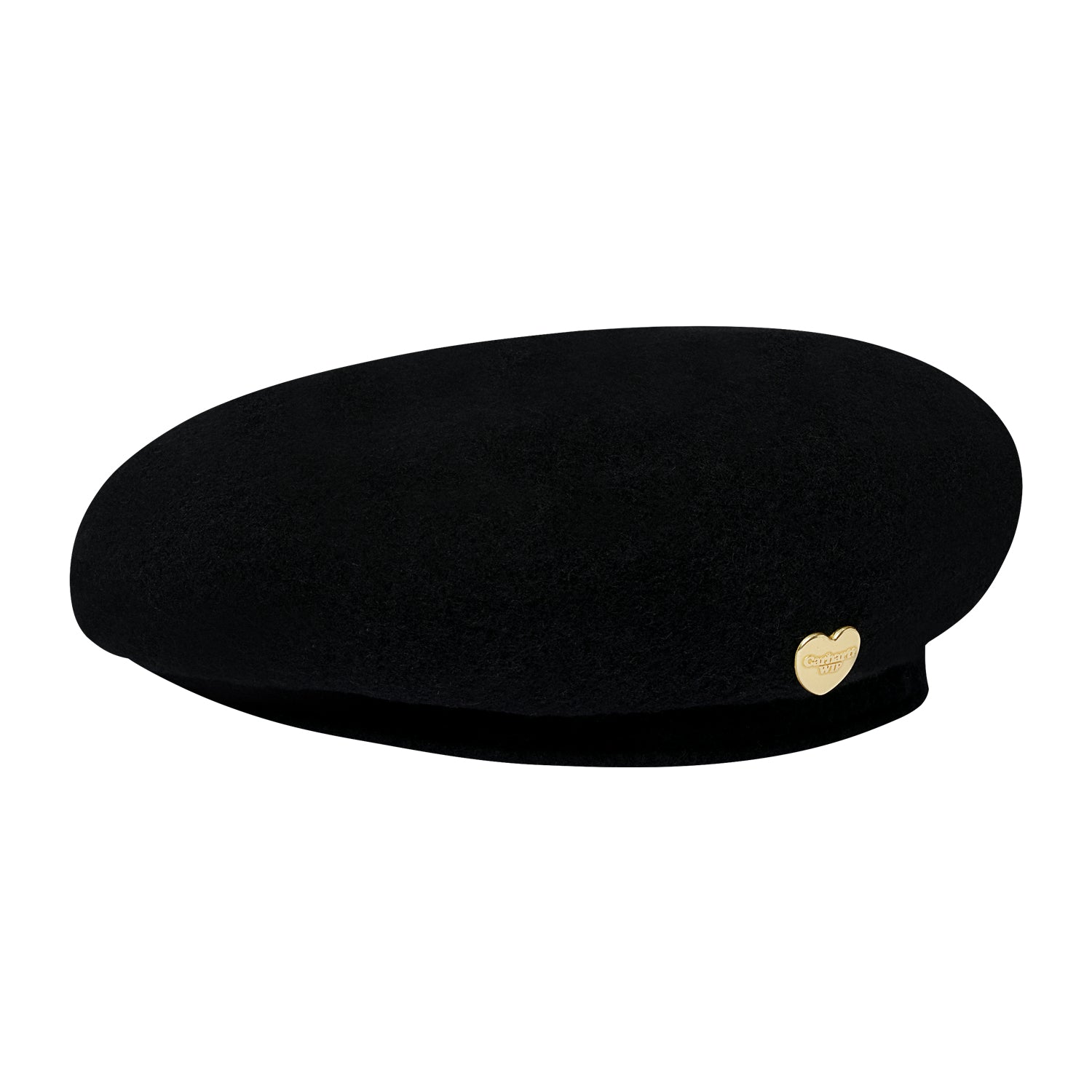 HEART BERET - Black