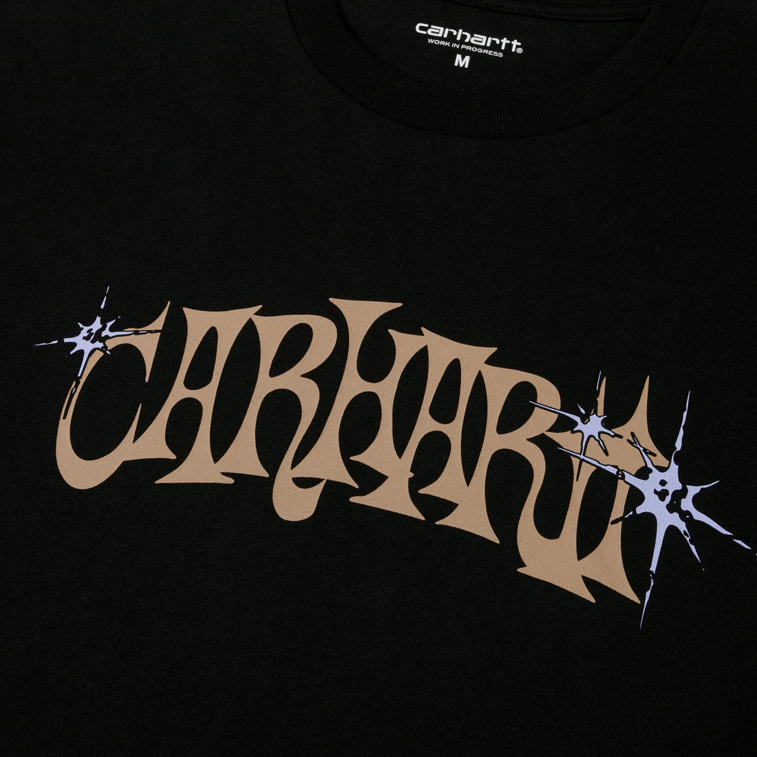 S/S BEDAZZLE T-SHIRT  - Black