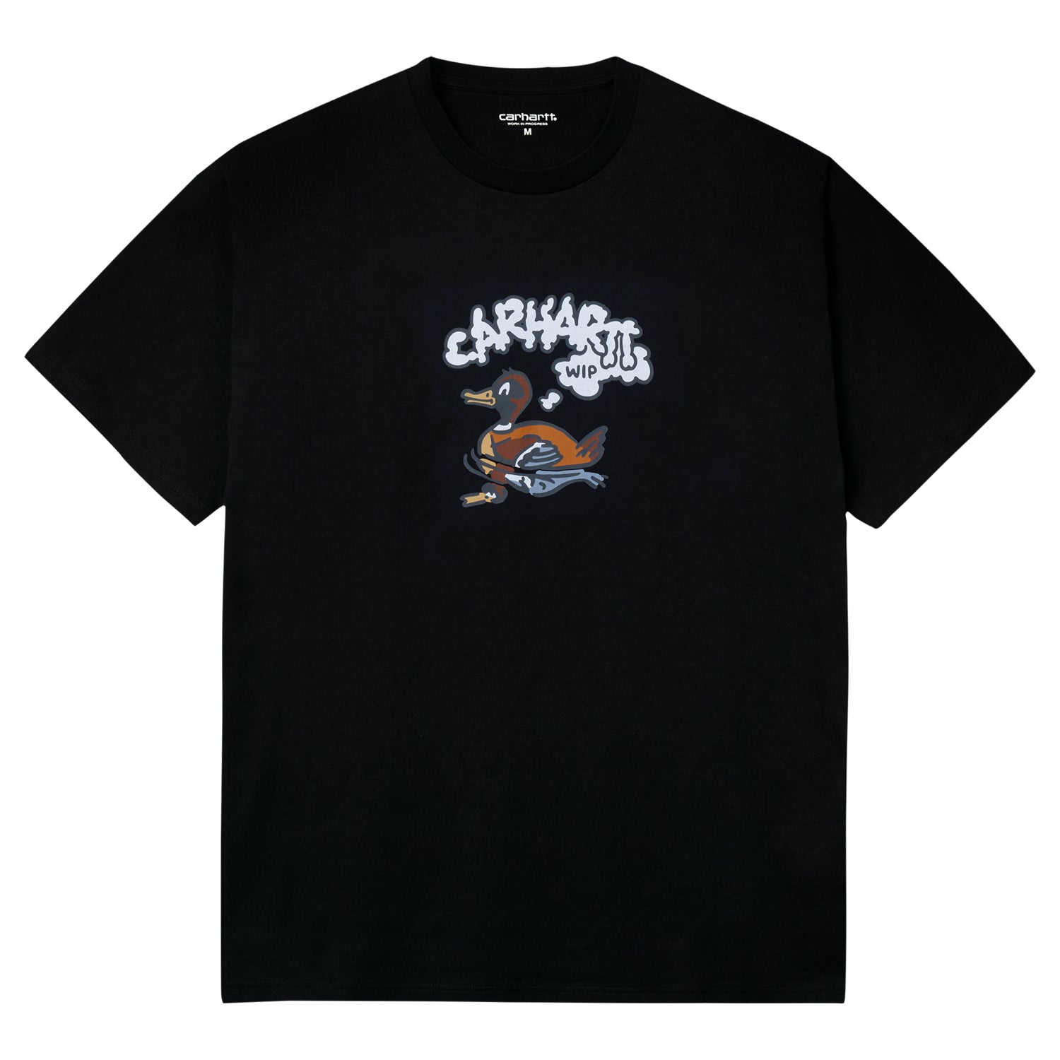 S/S SWIMMING DUCK T-SHIRT - Black
