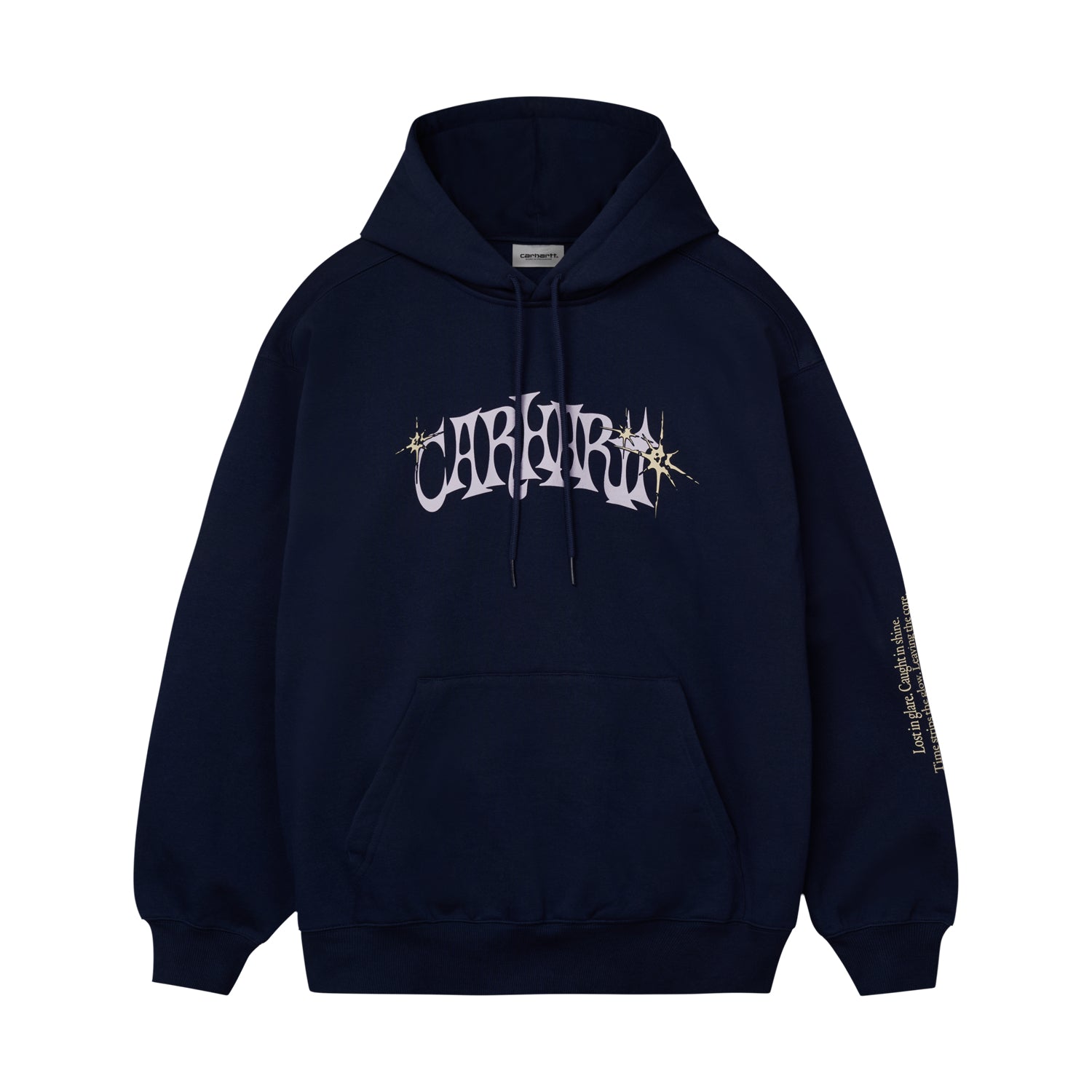 HOODED BEDAZZLE SWEAT - Air Force Blue