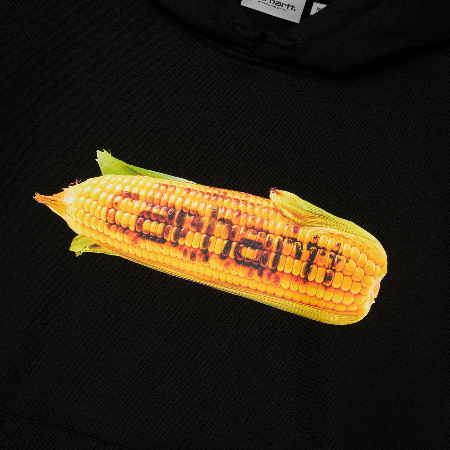 HOODED HOT COB SWEAT  - Black