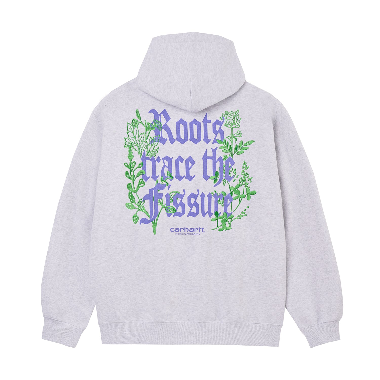 HOODED STRAY GROWTH JACKET - Ash Heather