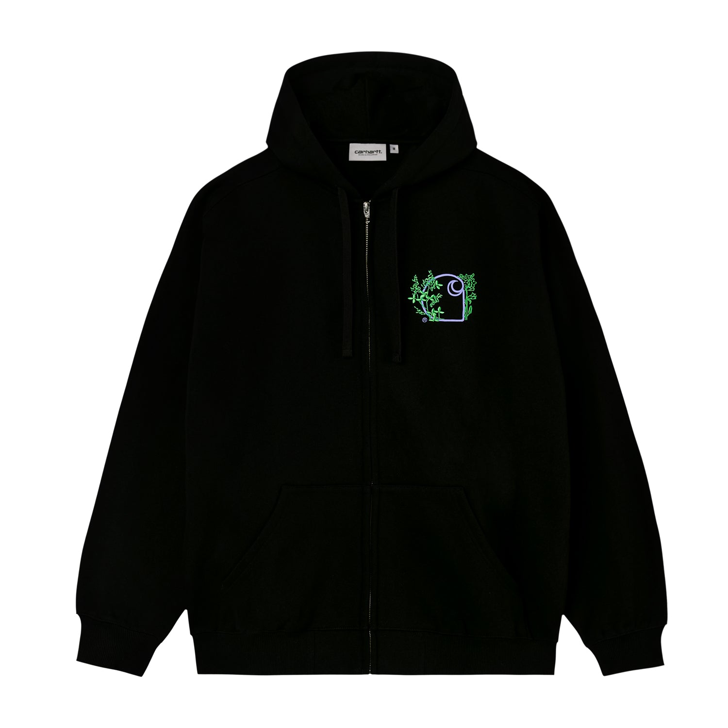 HOODED STRAY GROWTH JACKET - Black