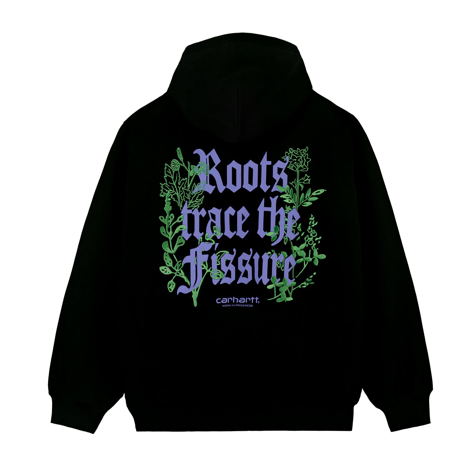 HOODED STRAY GROWTH JACKET - Black