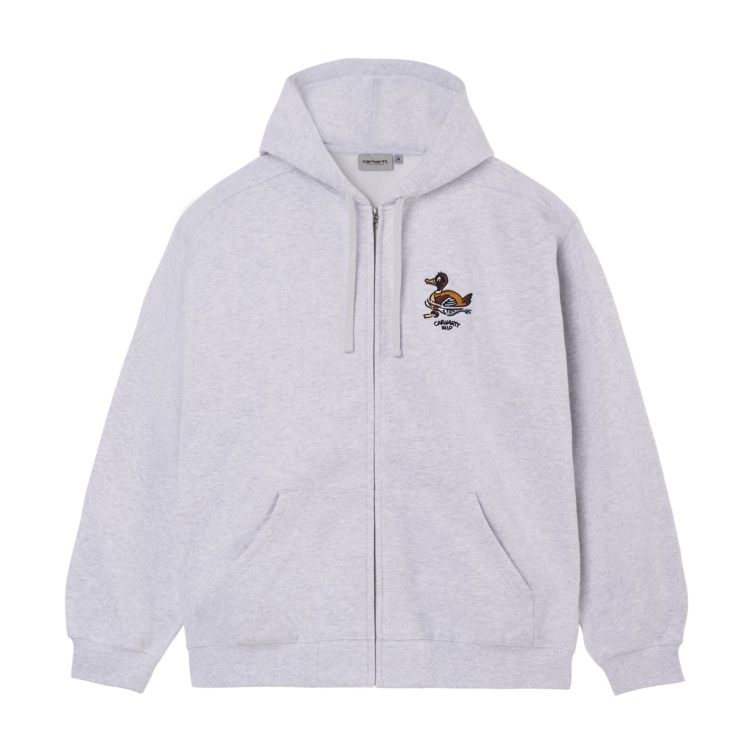 HOODED SWIMMING DUCK JACKET - Ash Heather