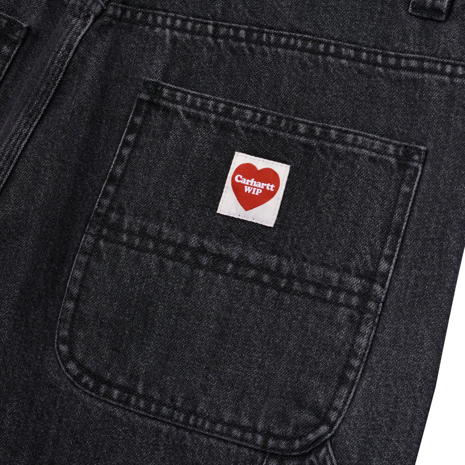 Ethan Long Short - Black enzyme bleach washed