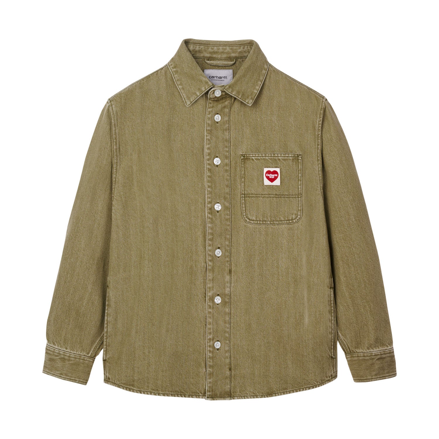 L/S Ethan Shirt - Leaf enzyme bleach washed