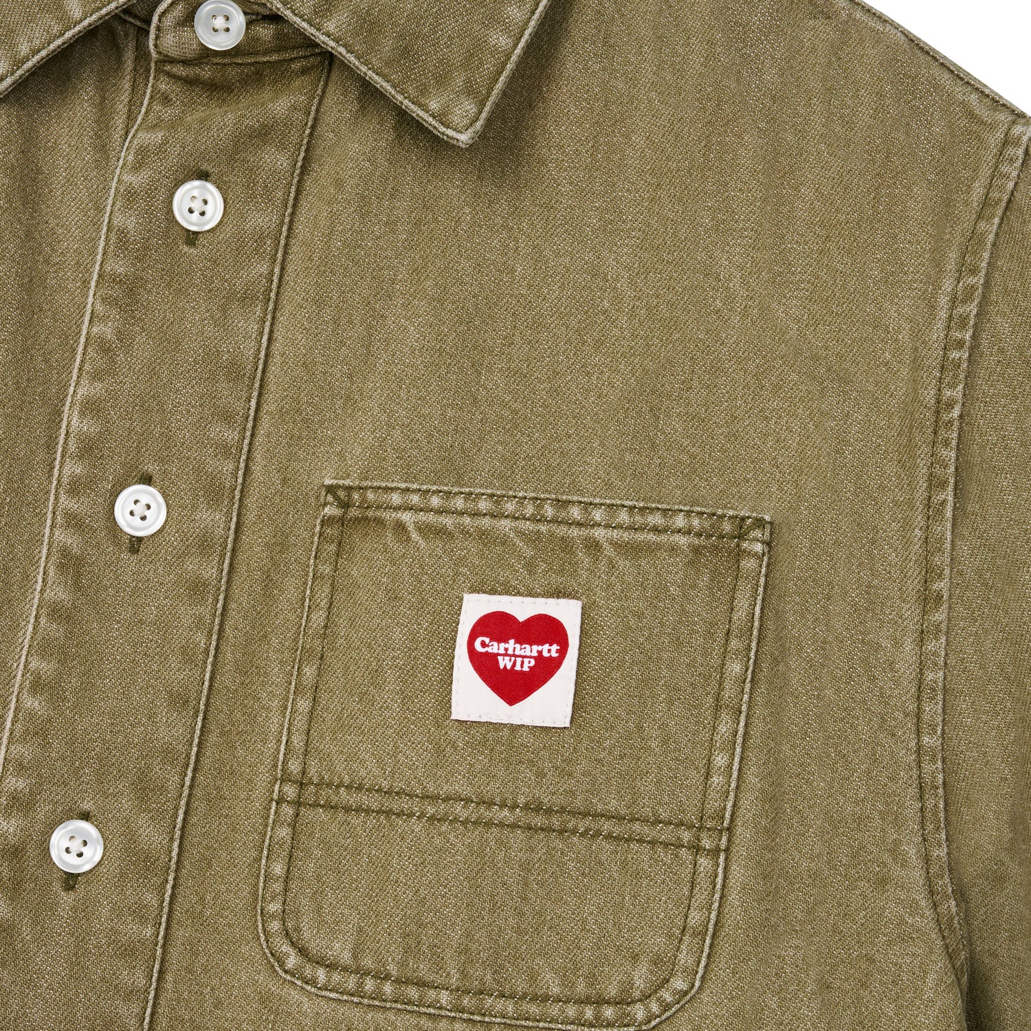 L/S Ethan Shirt - Leaf enzyme bleach washed